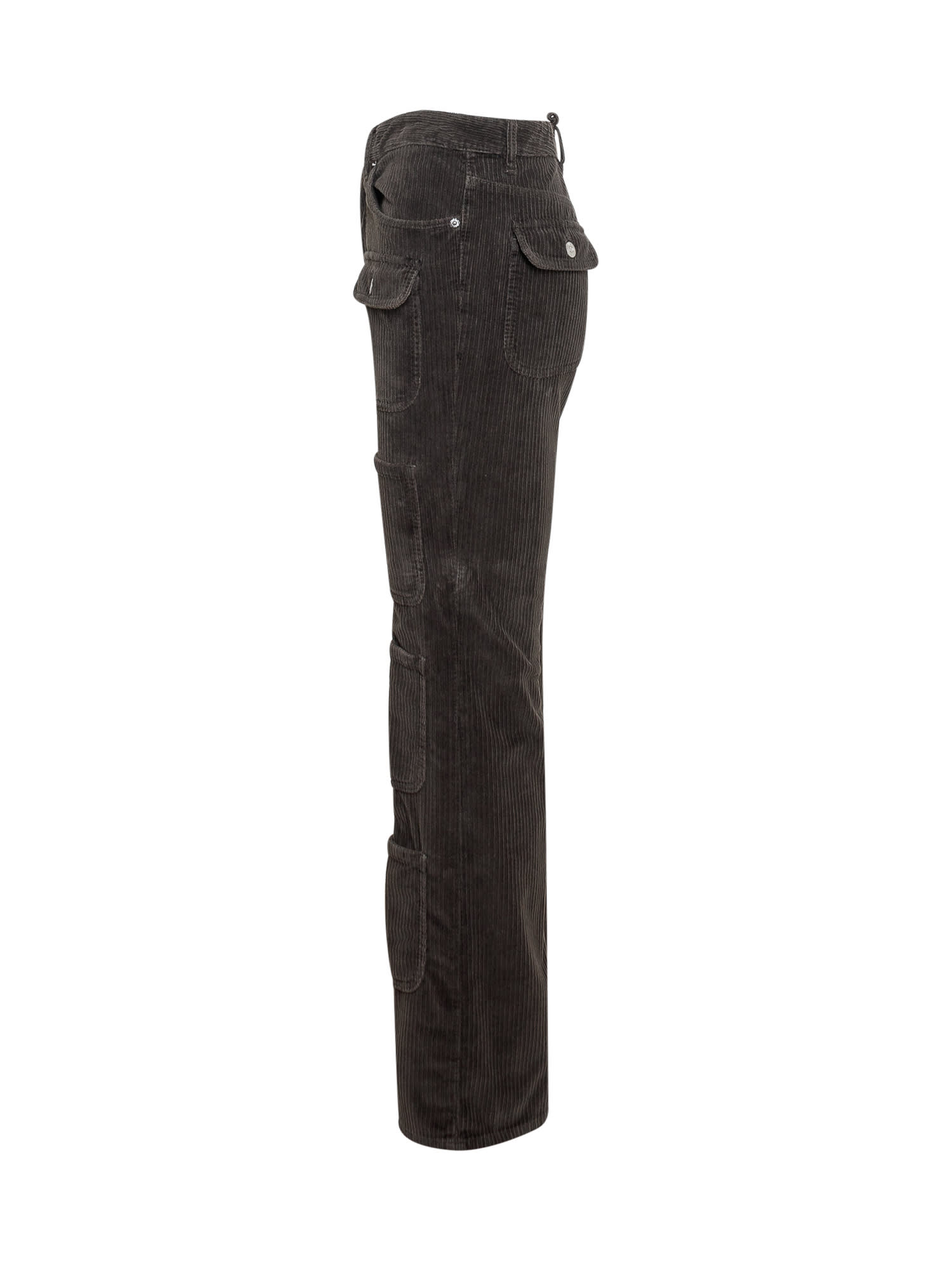 Shop Dsquared2 Multi-pockets Trousers In Dark Brown