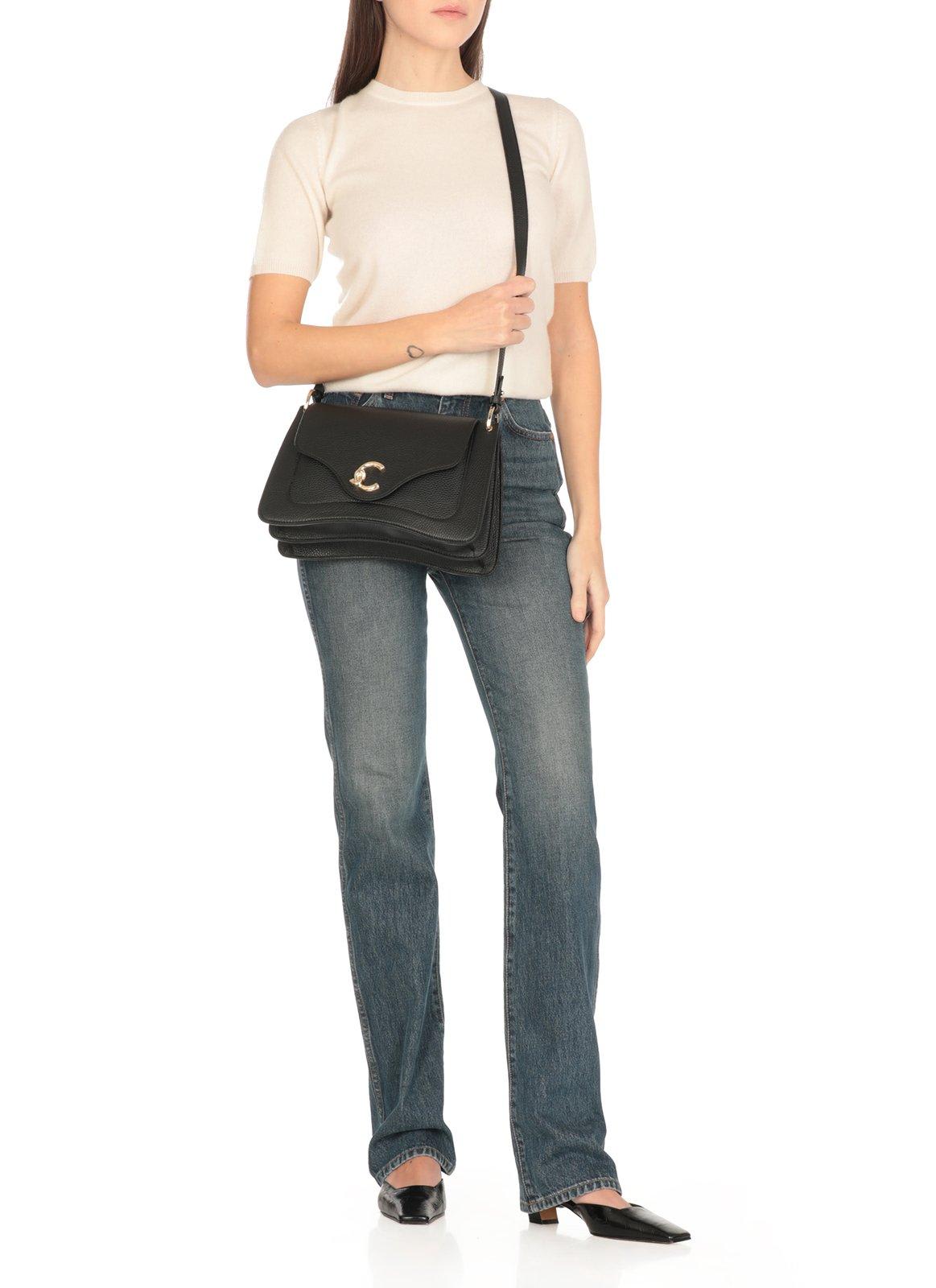 Coccinelle C-me Logo Plaque Tote Bag