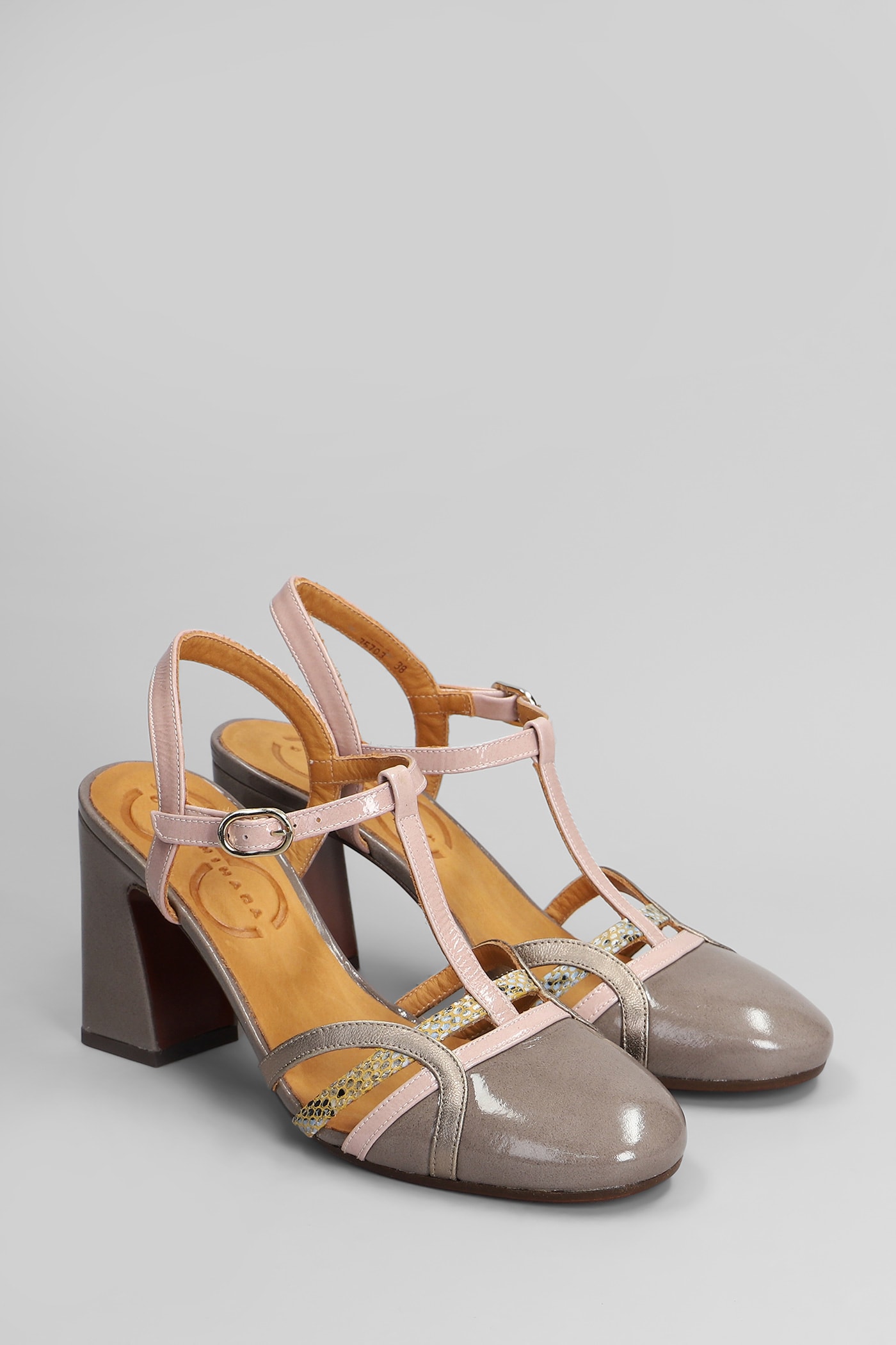 Chie Mihara Mendy 46 Pumps In Taupe Leather In Taupe