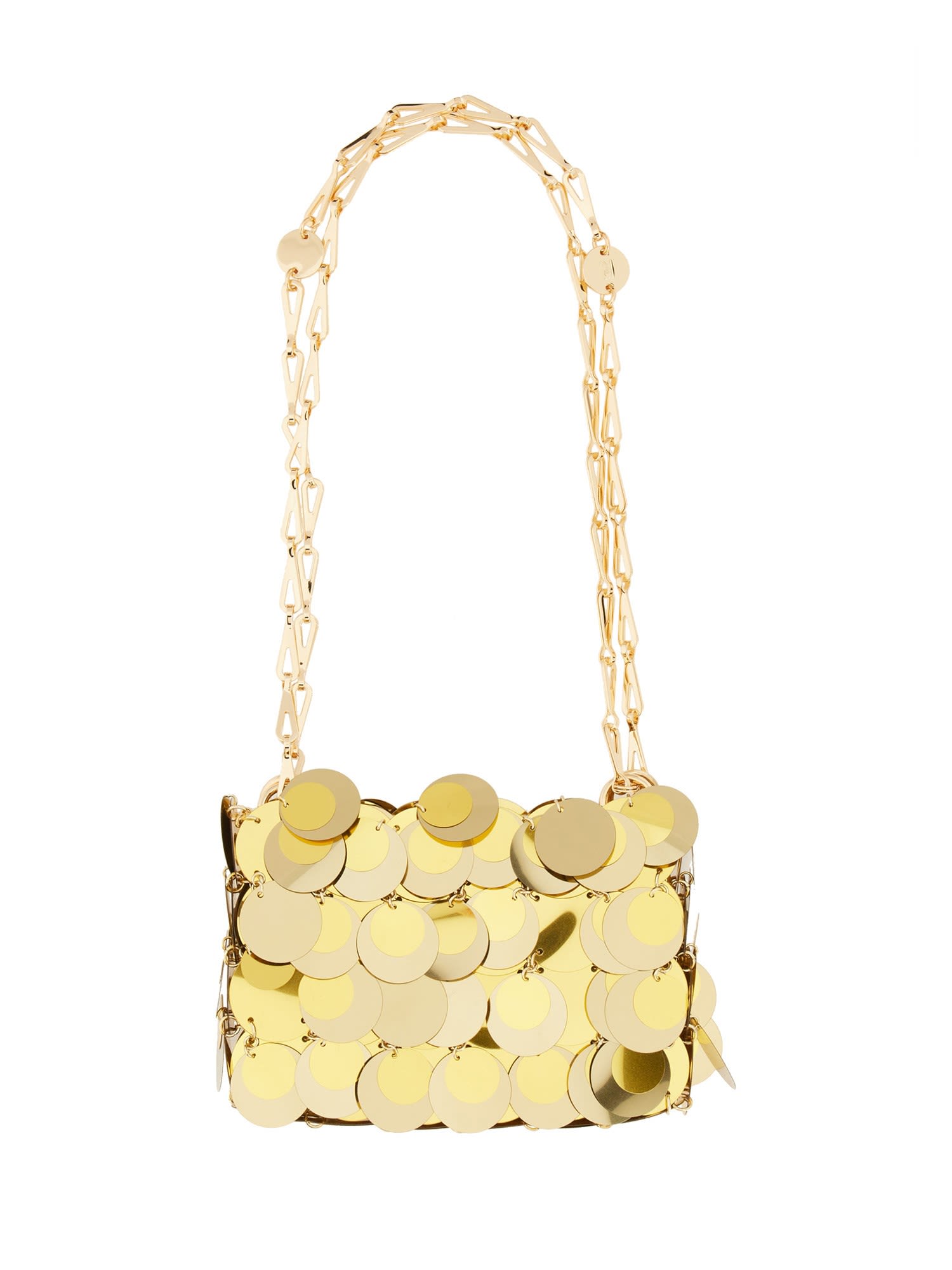 Shop Rabanne Bag Sac A Main In Gold/lightgold