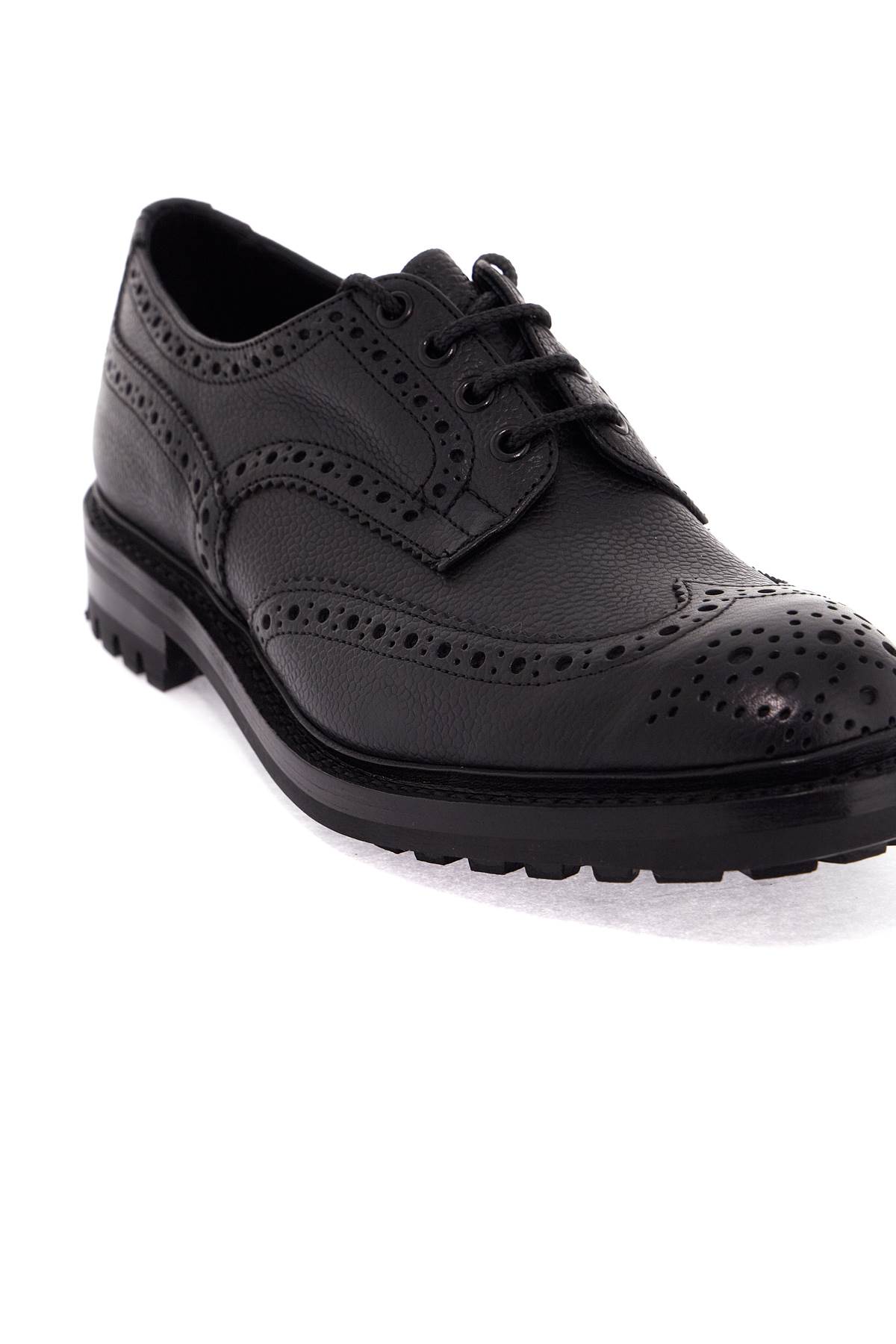 Shop Tricker's Ilkley Derby Bro In Black (black)