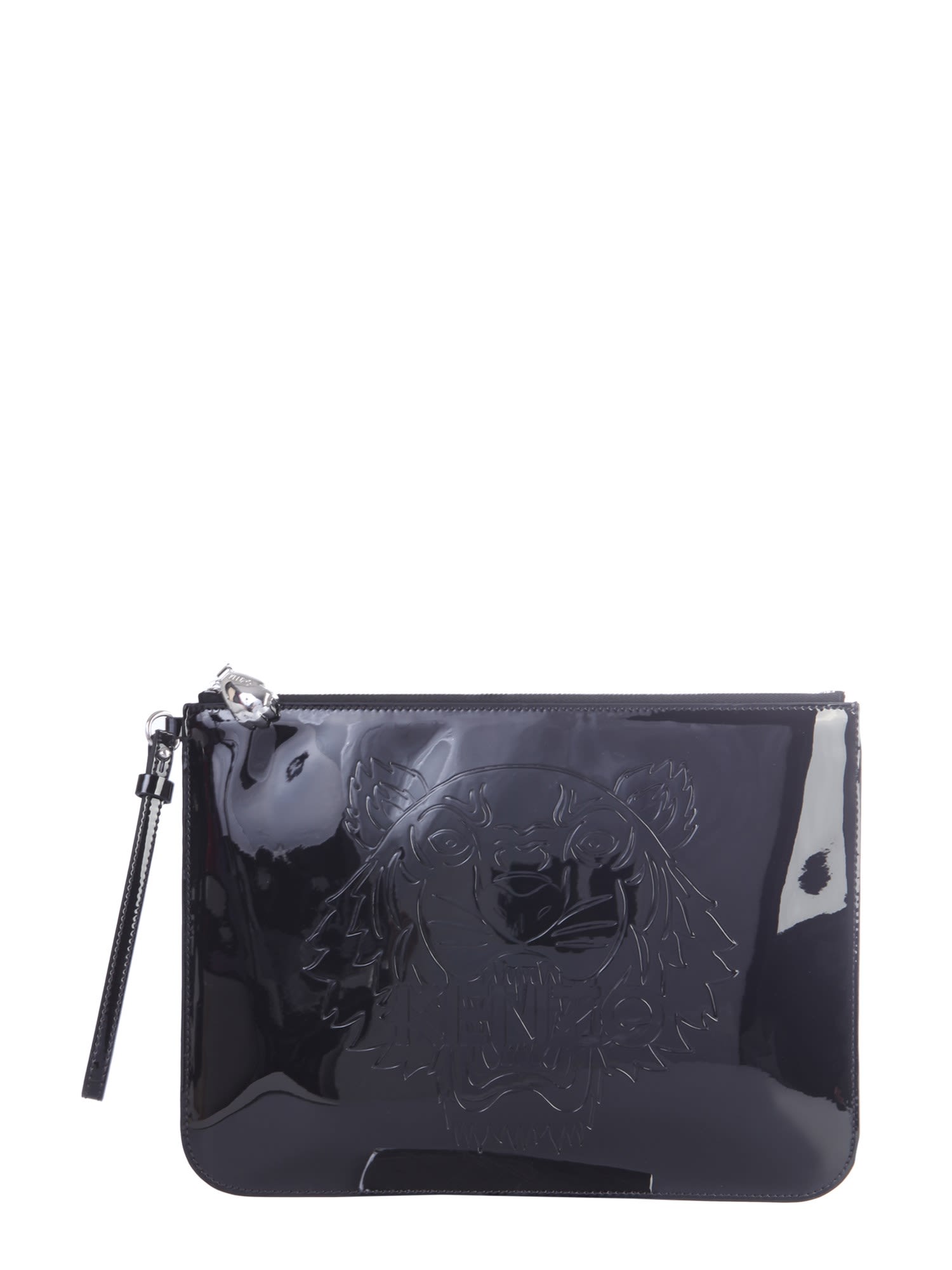 Kenzo Large Preppy Pouch In Nero