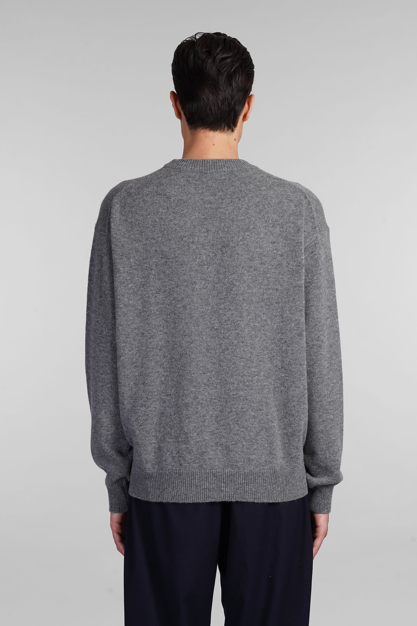 ROBERTO COLLINA KNITWEAR IN GREY WOOL 