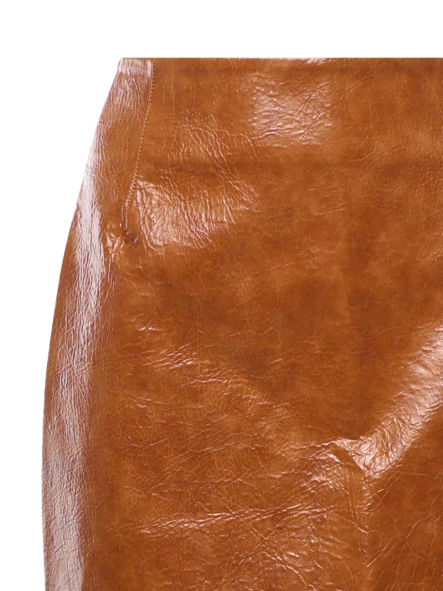 The Andamane Gioia Miniskirt In Brown