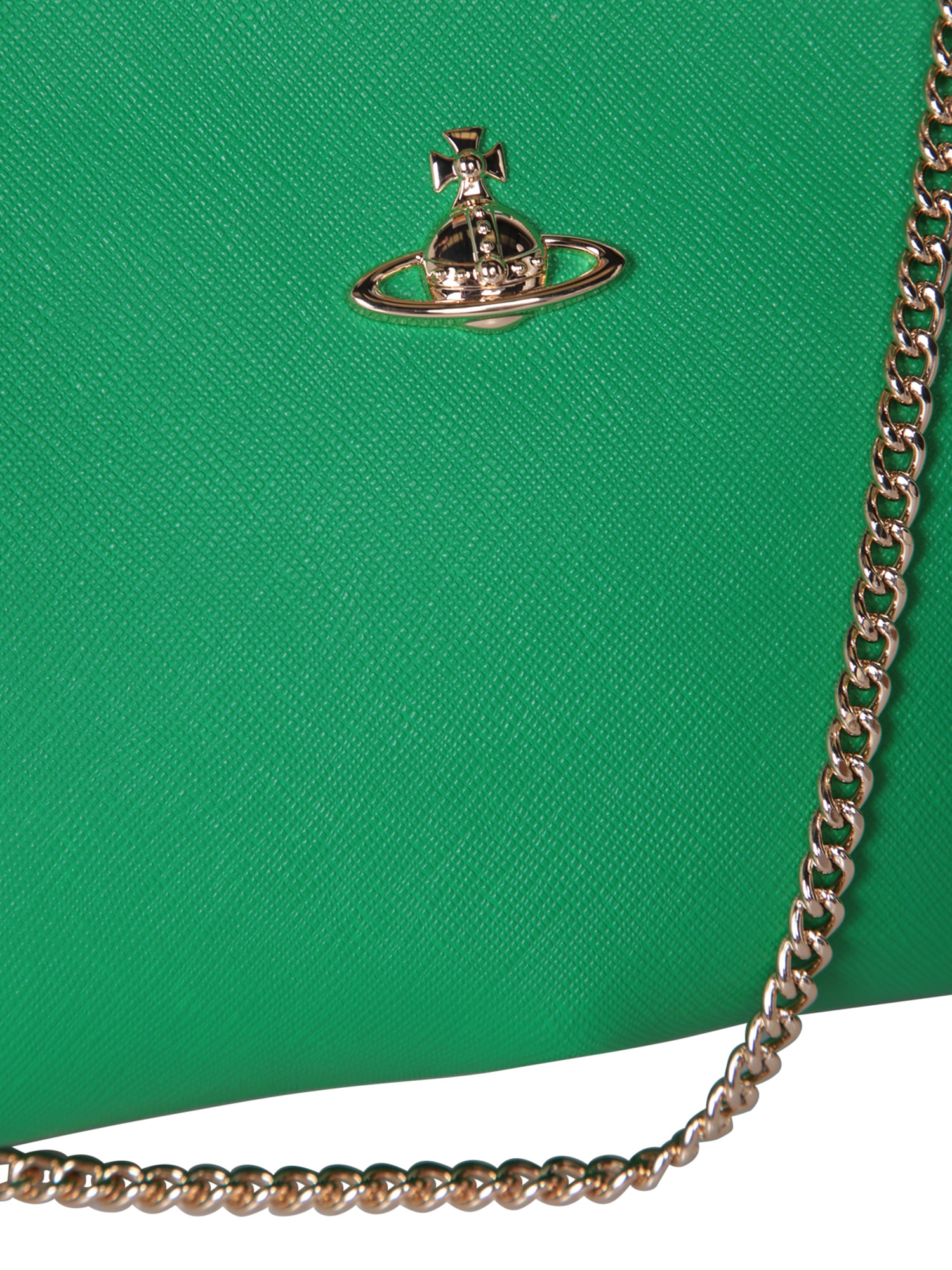 Shop Vivienne Westwood Granny Frame Purse Green Bag