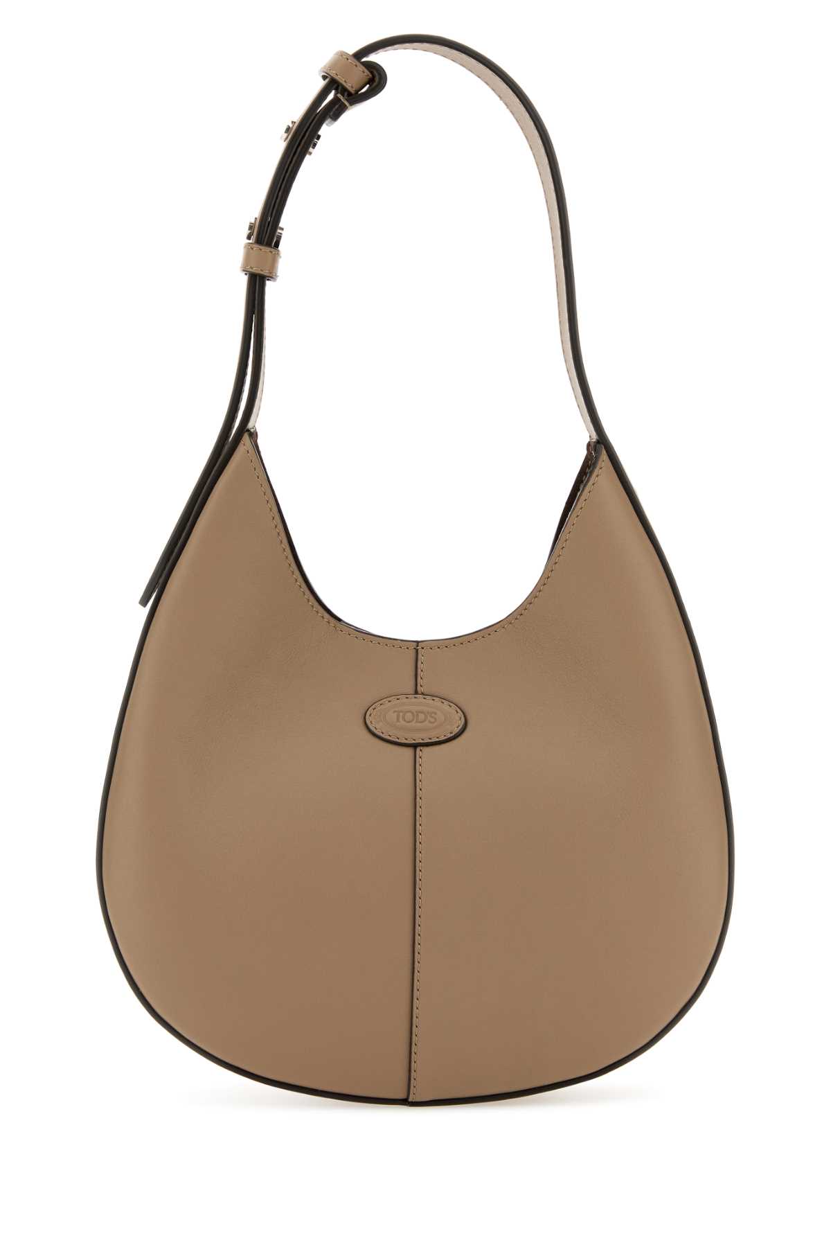 Shop Tod's Mud Leather Mini Di Bag Shoulder Bag In C413