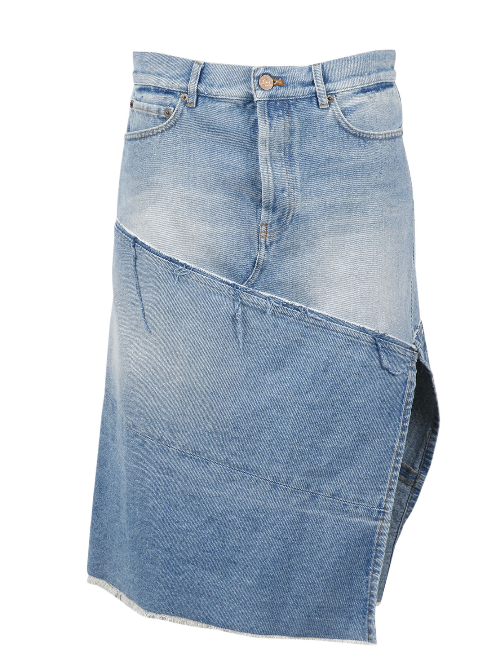 Balenciaga 5 Pockets Slit Skirt