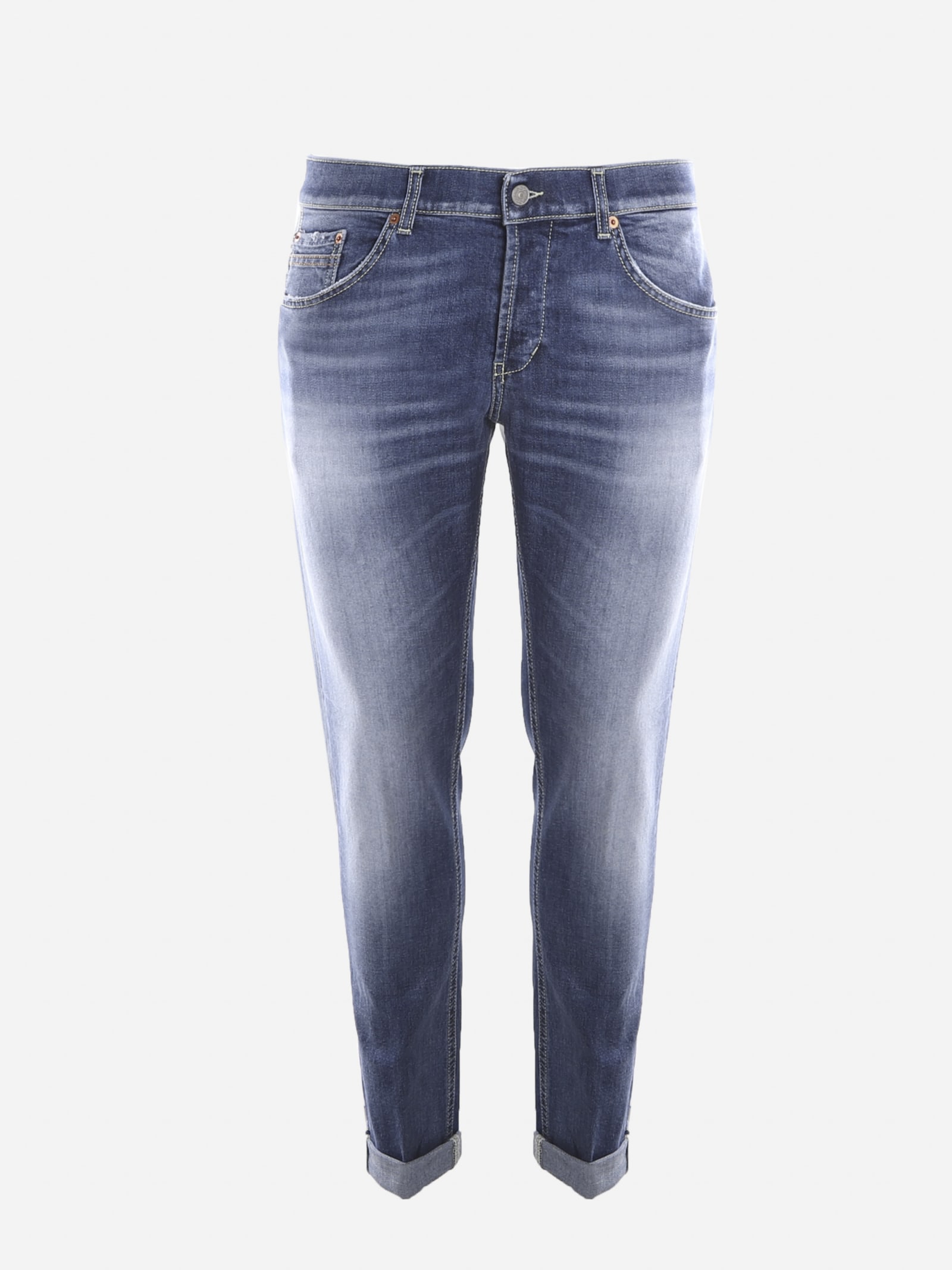 Dondup Ritchie Slim Jeans In Stretch Cotton