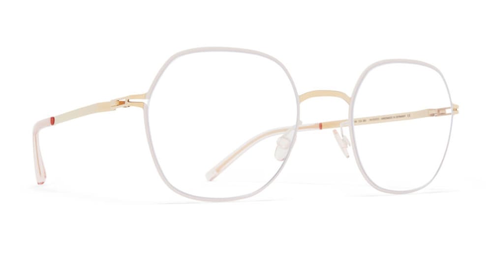 Mykita Kari - Champagne Gold / Aurore Rx Glasses In Gold