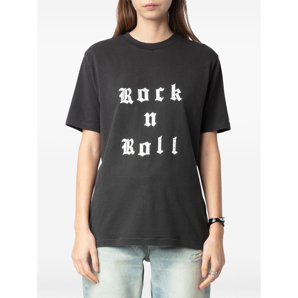 Zadig & Voltaire T-shirt In Gray