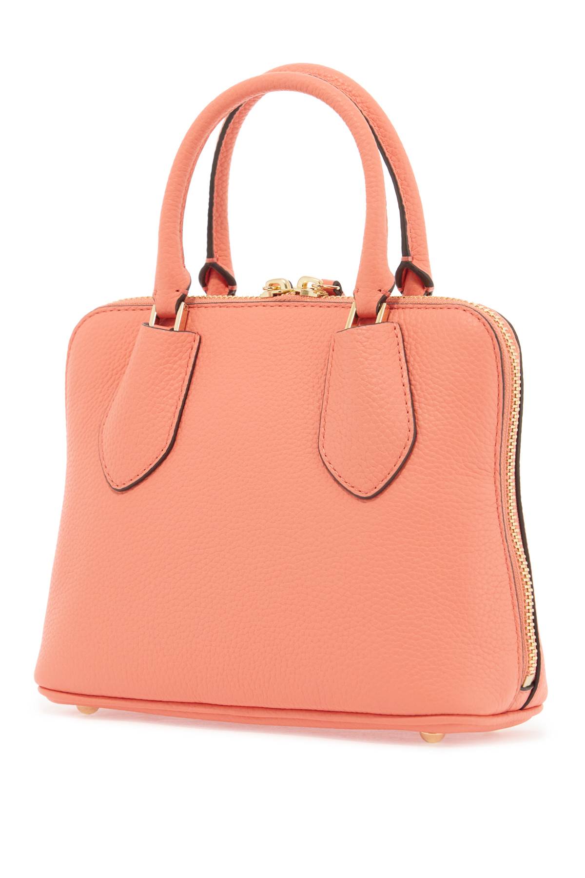 Shop Tory Burch Mini Swing T Monogram Bag Baulet In Coral Crush (pink)