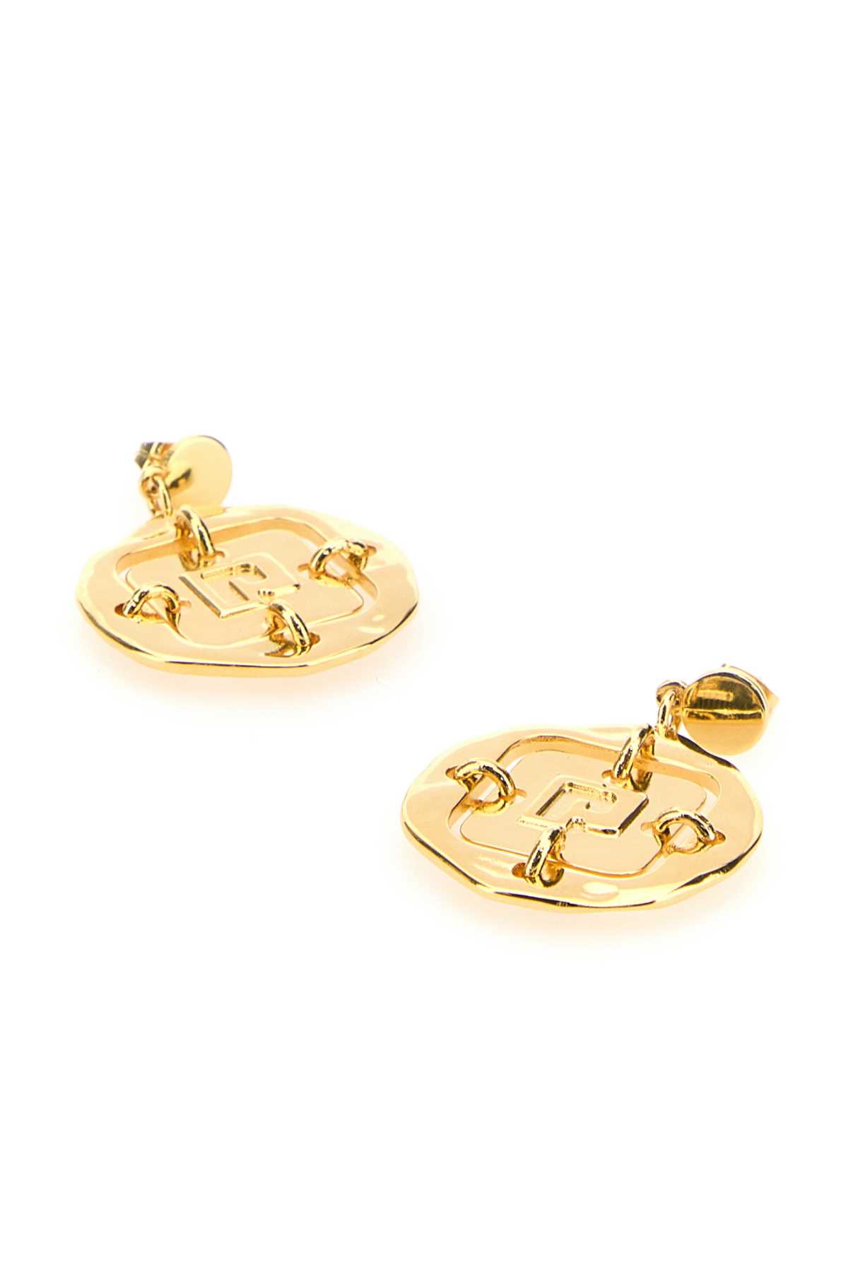 Shop Rabanne Gold Metal Earrings