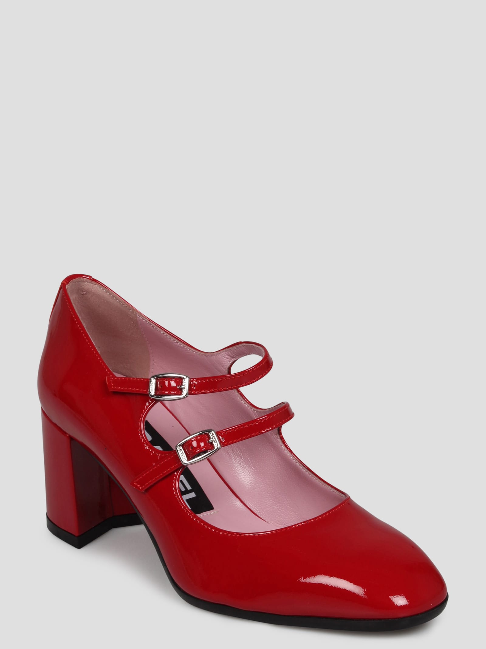 Shop Carel Alice Mary Jane Pumps In Red