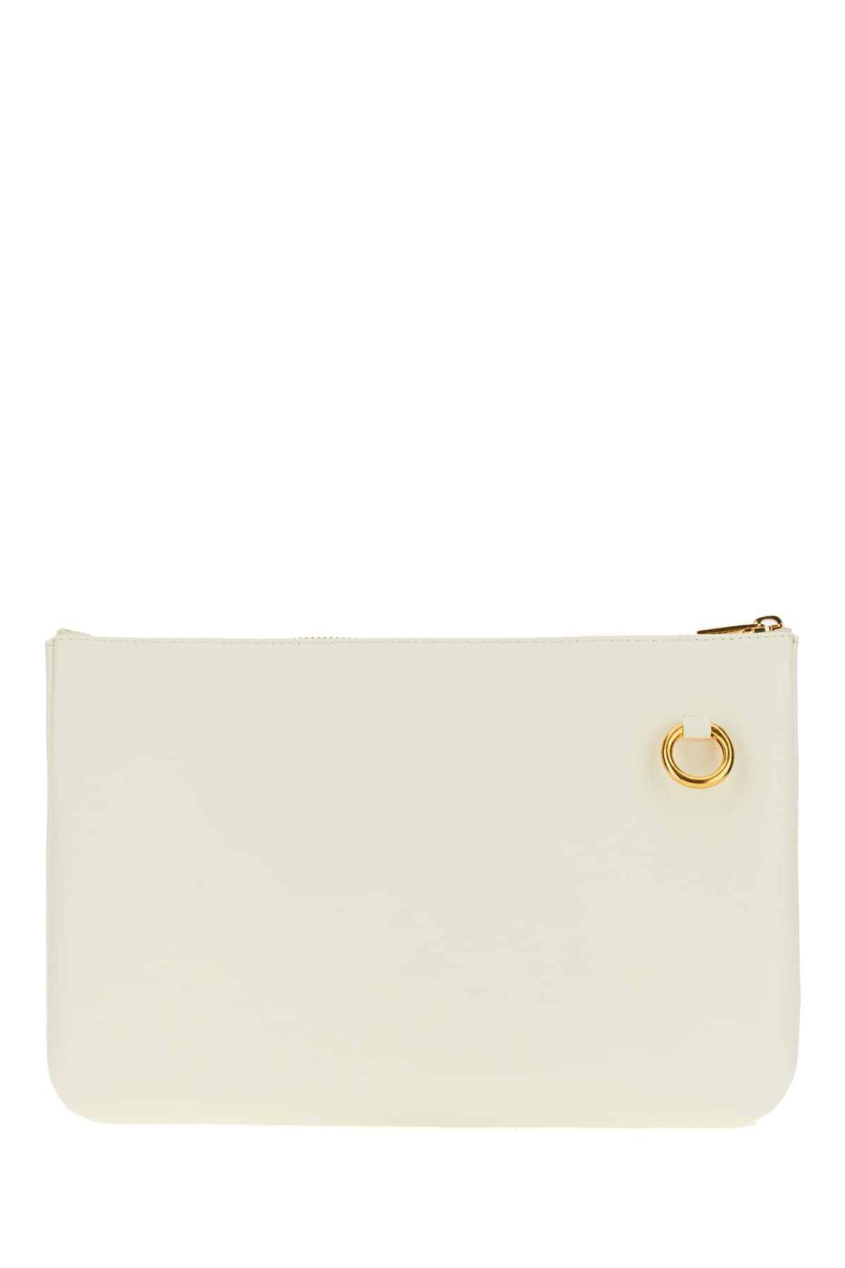 Shop Jil Sander Ivory Nappa Leather Crossbody Bag In 106