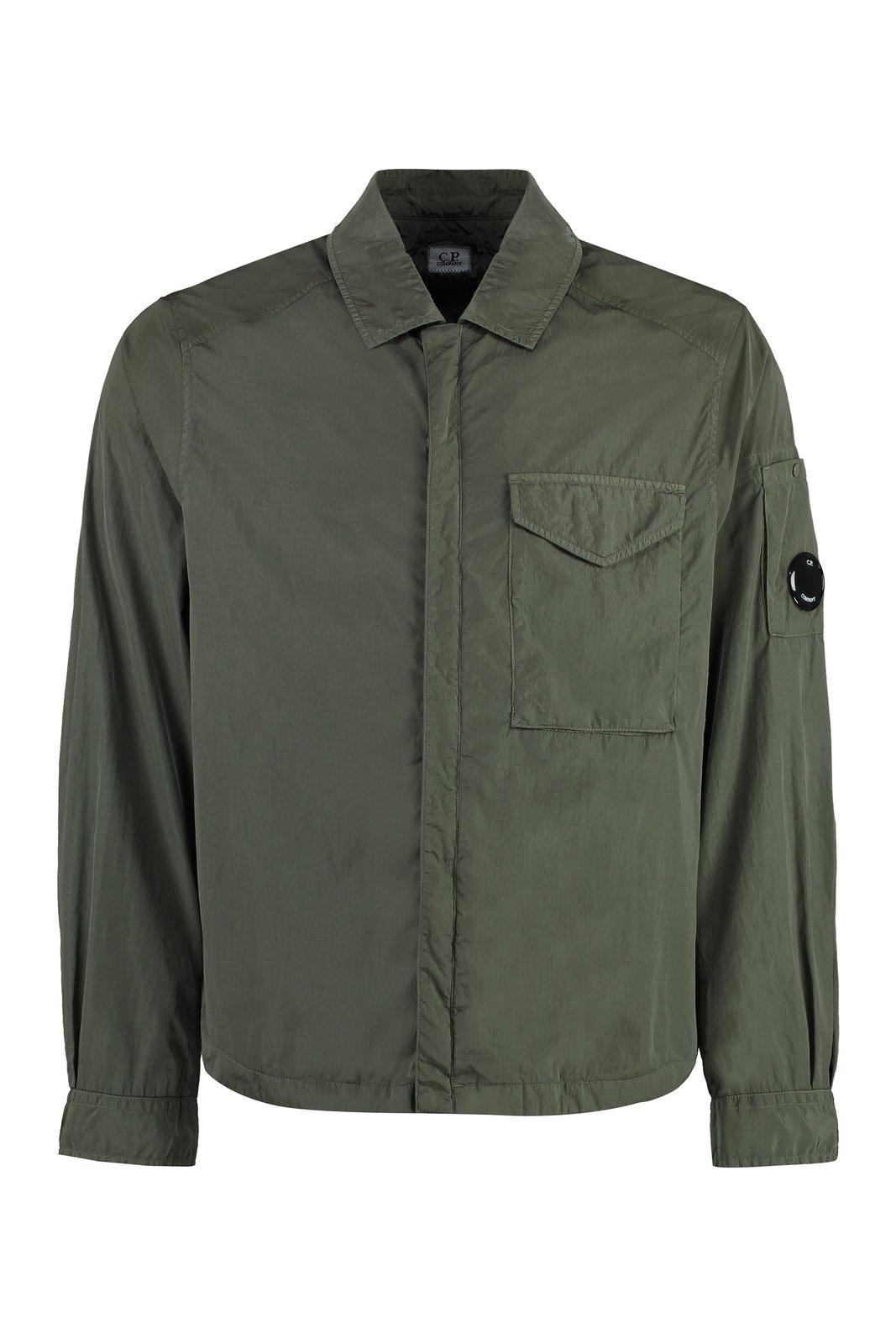 C.P. COMPANY LENS-DETAILED CURVED HEM OVERSHIRT C.P. COMPANY 