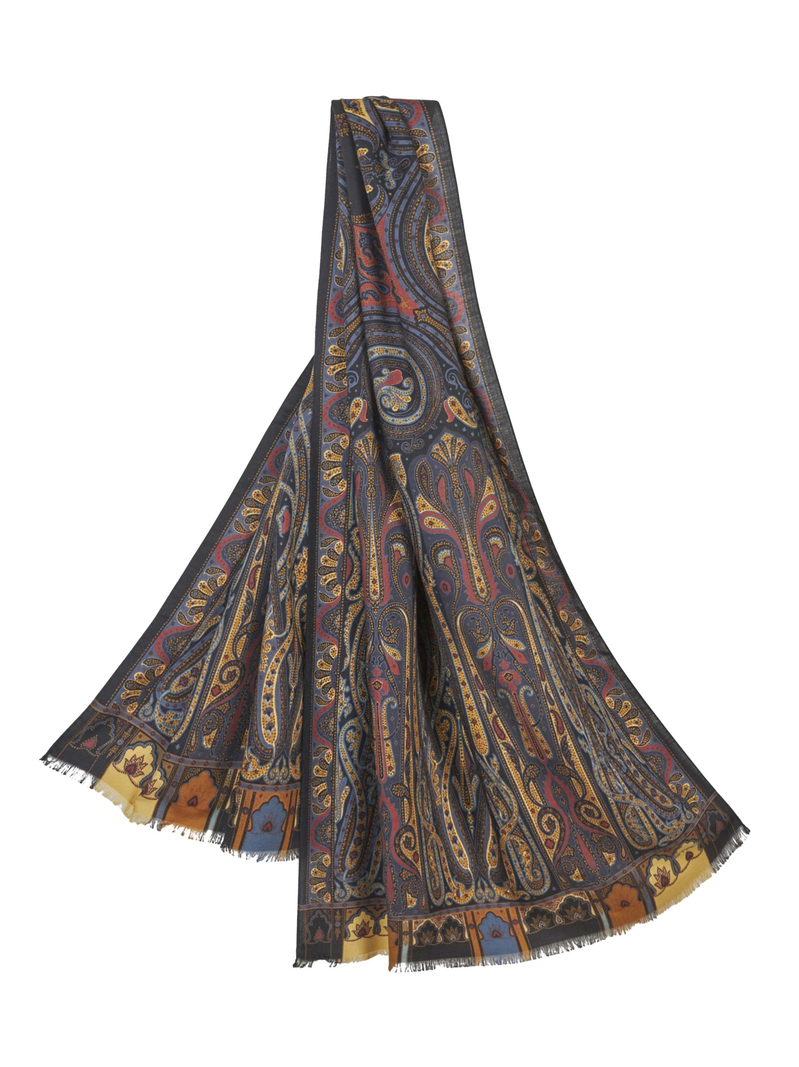 Shop Etro Scarf In Multicolour