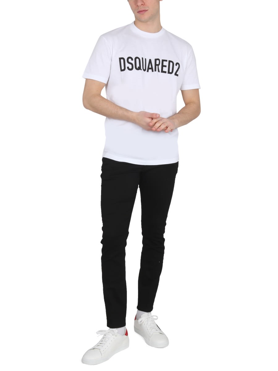 Shop Dsquared2 Skater Jeans In Black