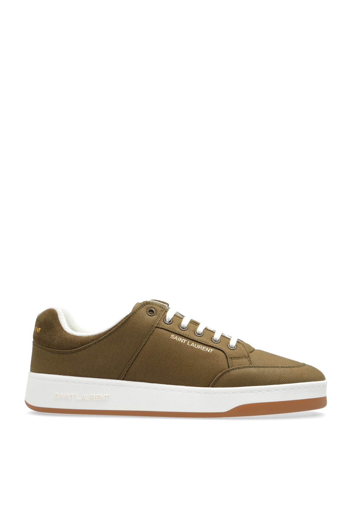 Shop Saint Laurent Sl/61 Lace-up Sneakers