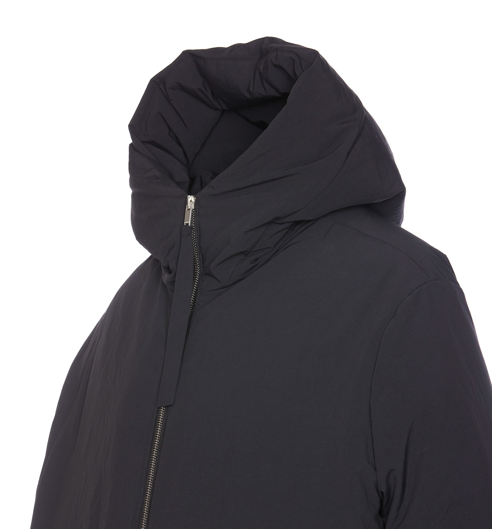 Shop Jil Sander Padded Down Jacket In Black