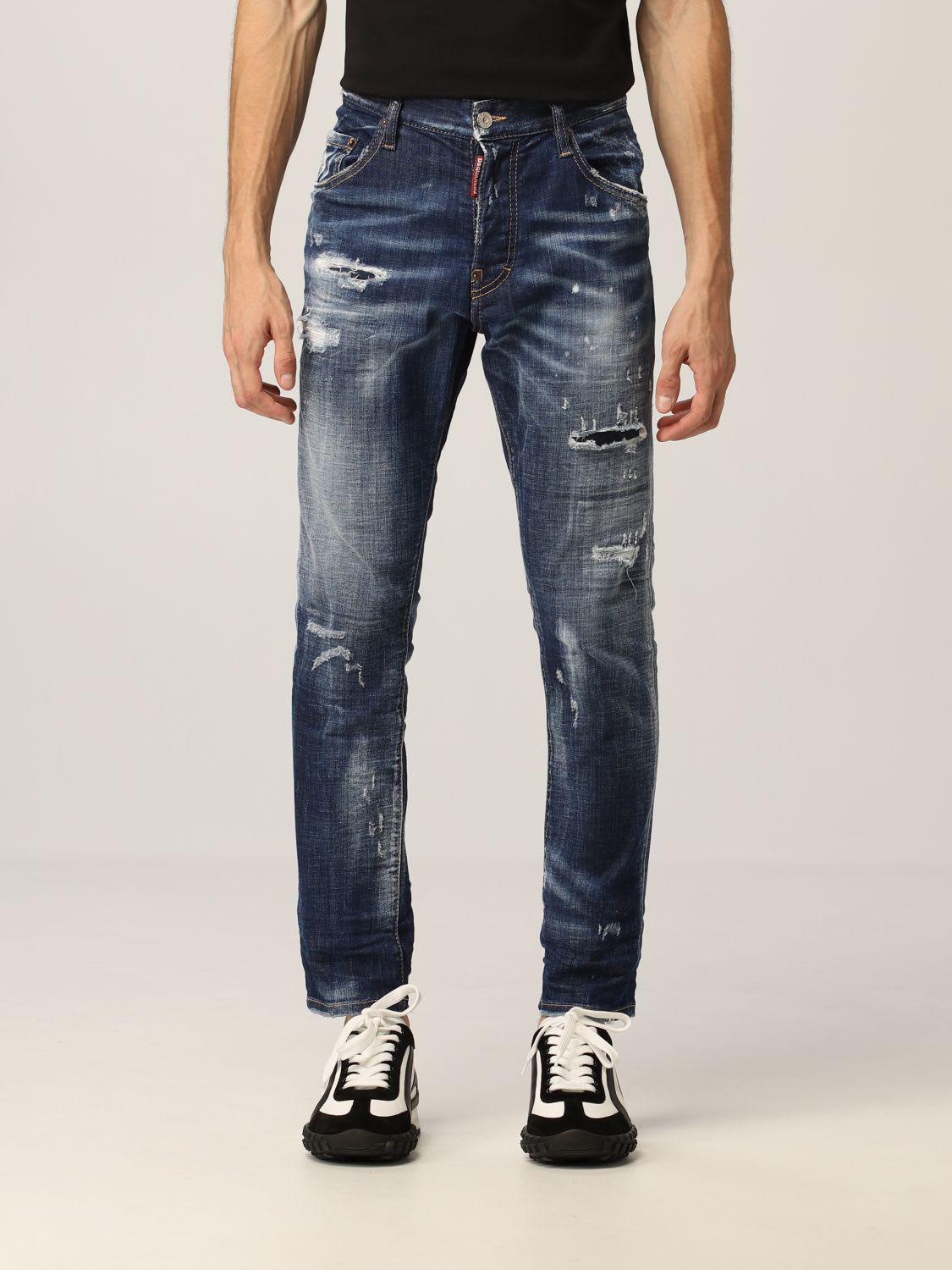 Dsquared2 Jeans 1964 Dsquared2 Skater Jeans With Rips