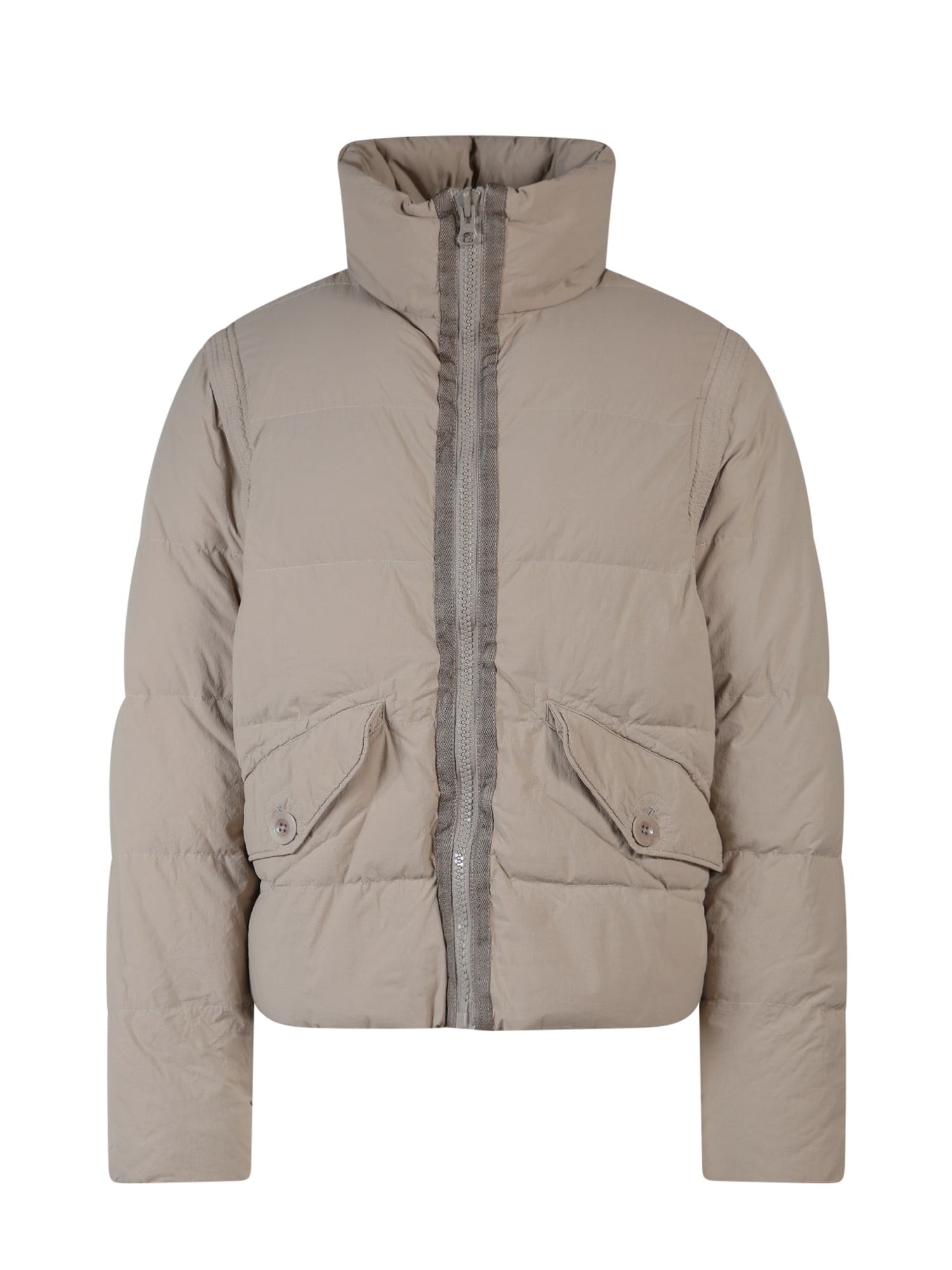 Ten C Austral Down Vest In Beige
