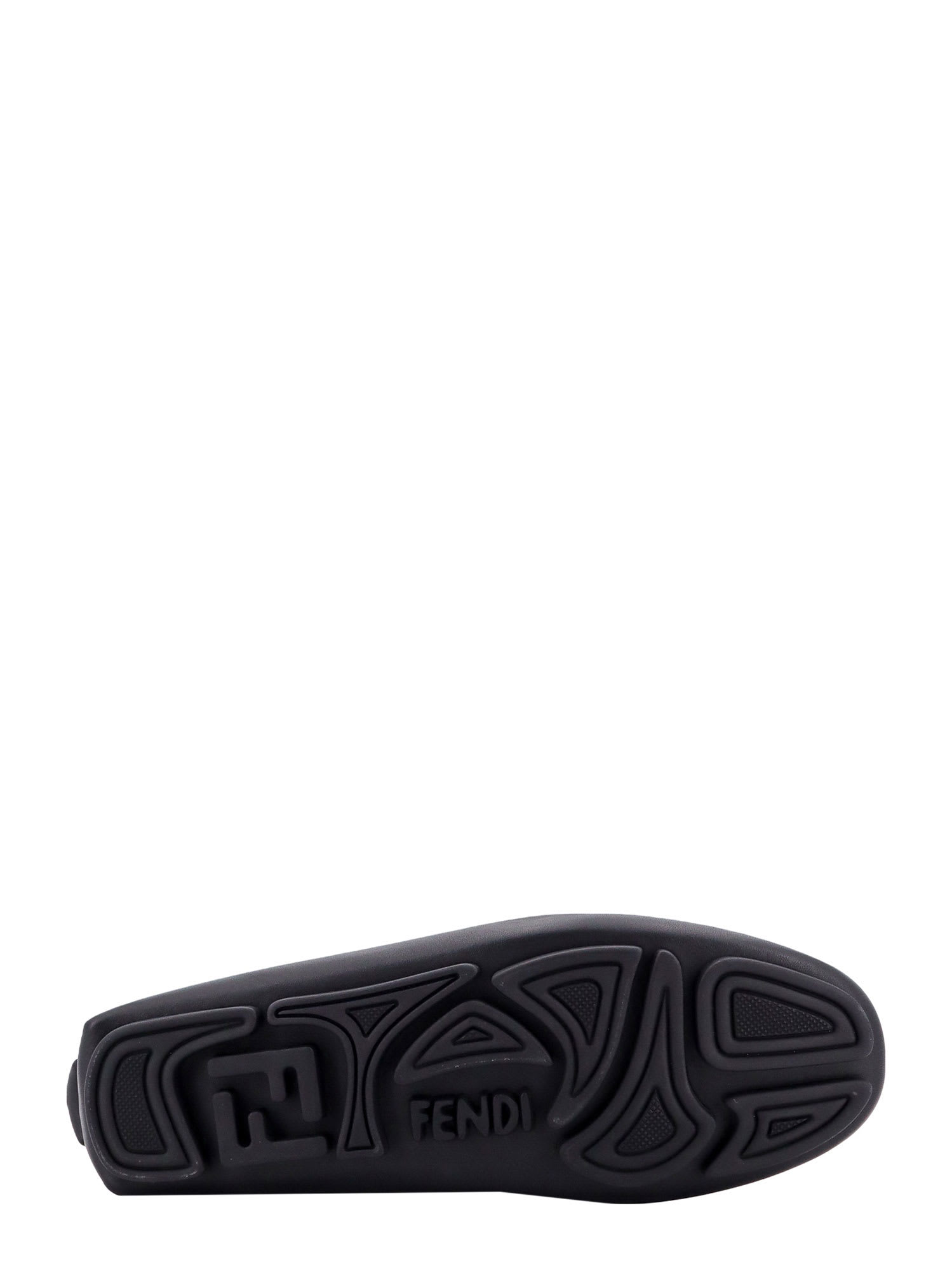 Shop Fendi Ff Squared Loafer In Black