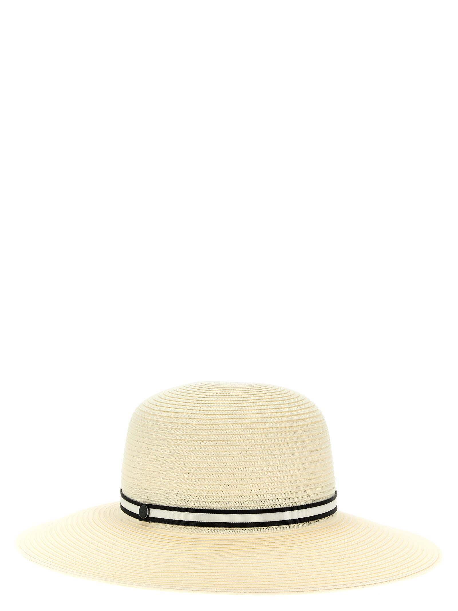 Shop Borsalino Giselle Hat In White