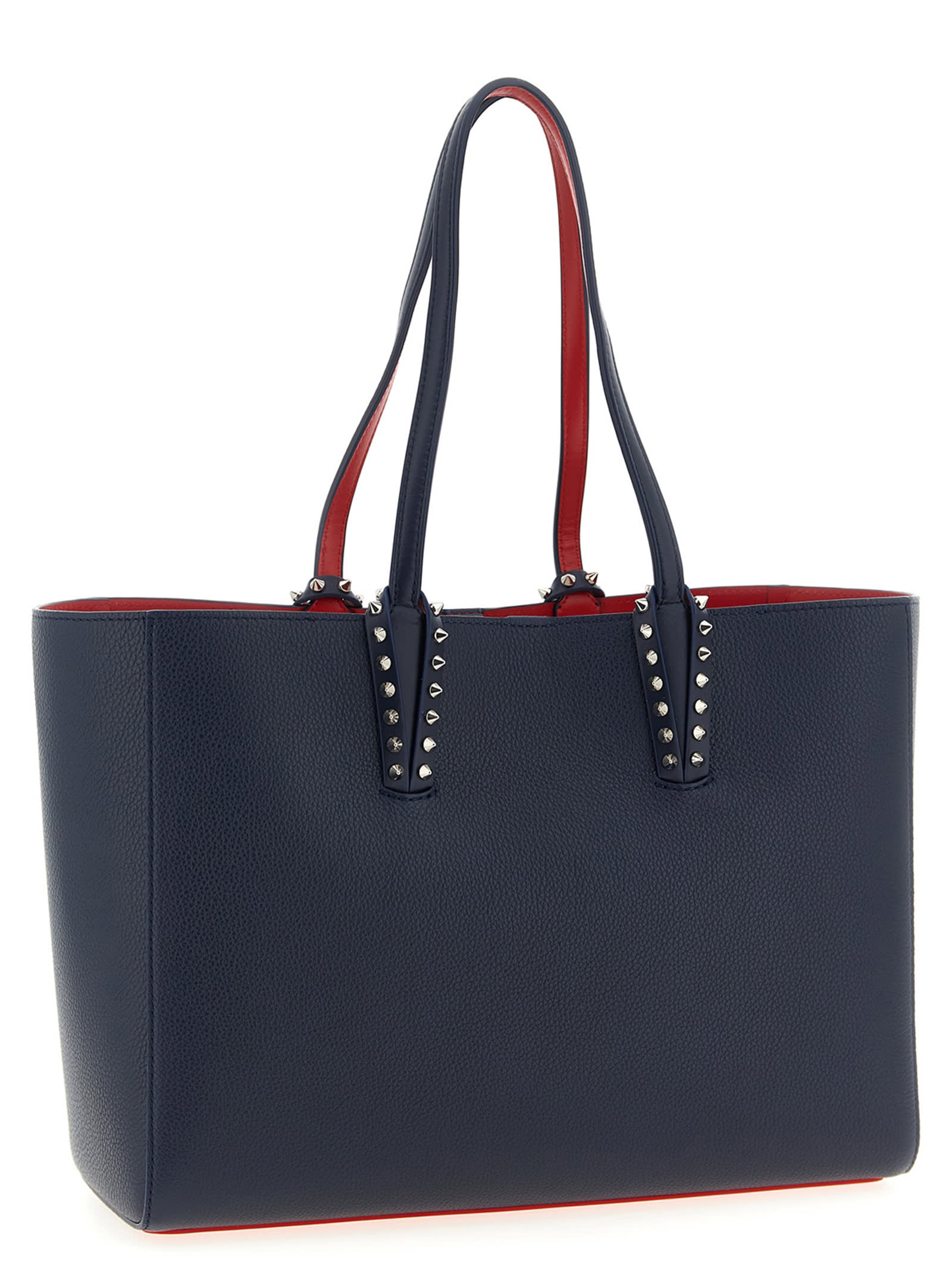 Christian Louboutin Cabata Small Shopping Bag In Blue