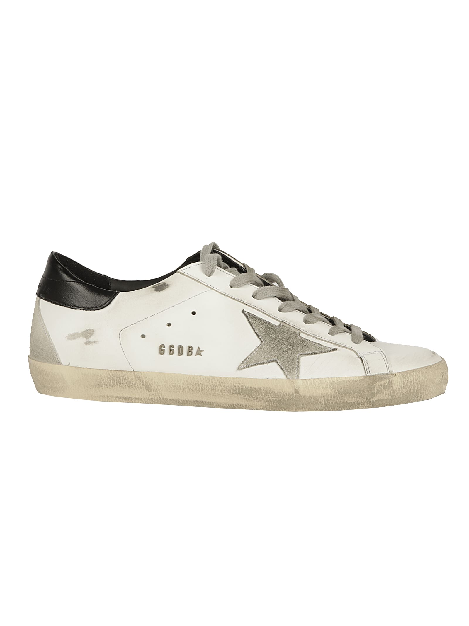 GOLDEN GOOSE SUPERSTAR LEATHER UPPER SUEDE STAR SHINY HEEL LETT,GWF00102F000318 10220