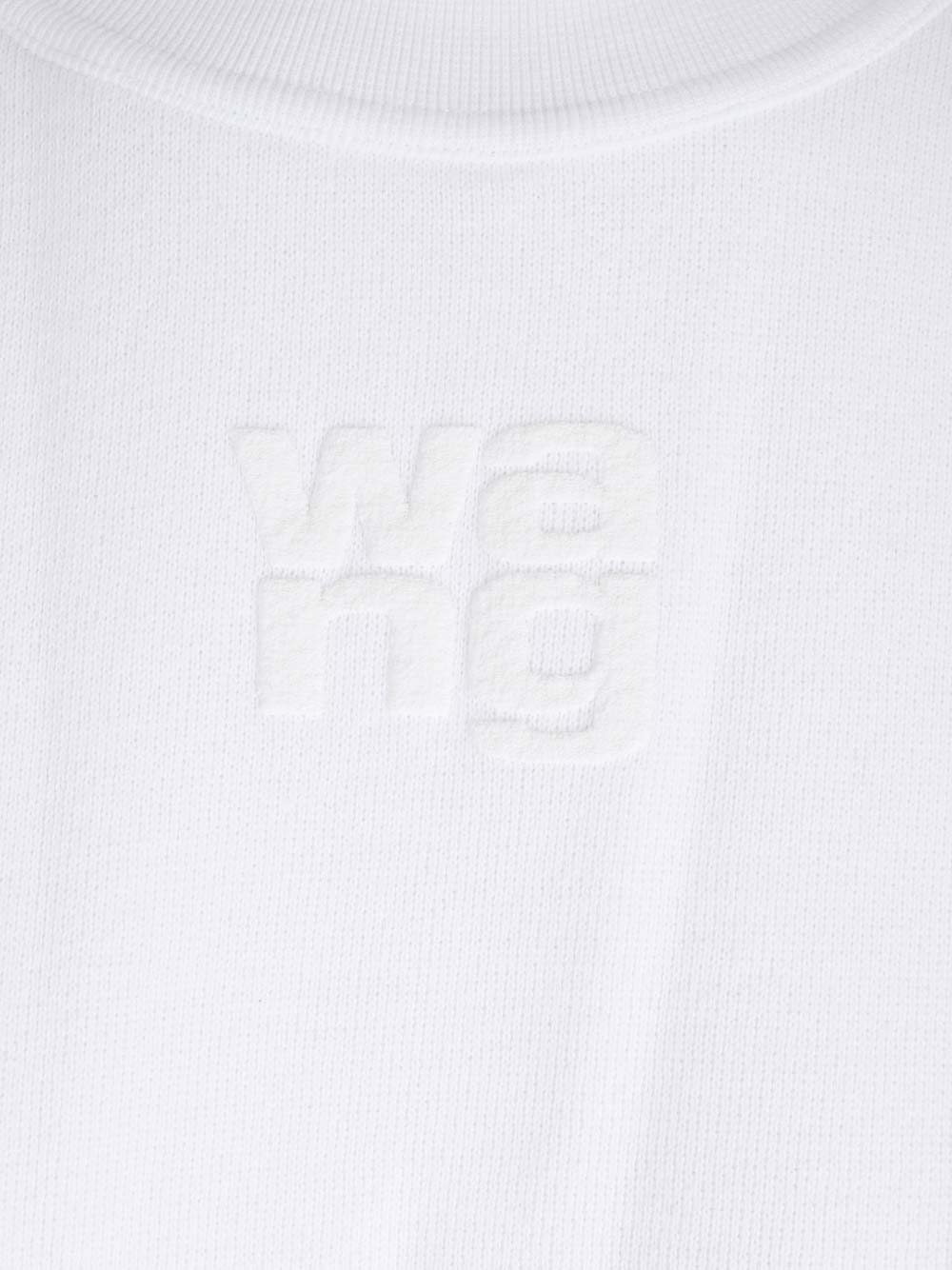 Shop Alexander Wang Terry Sweatshirt In White