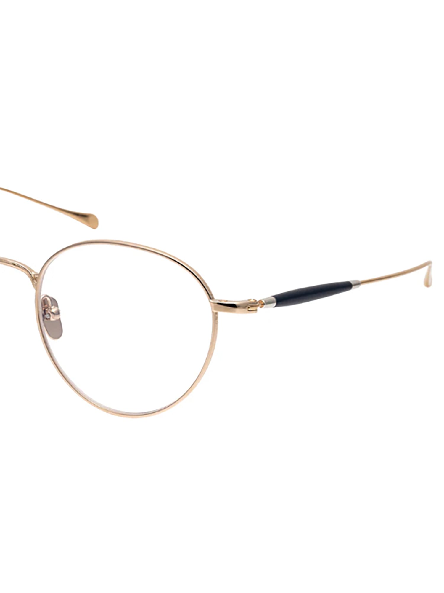 Masunaga Gms/128t Eyewear In Gold