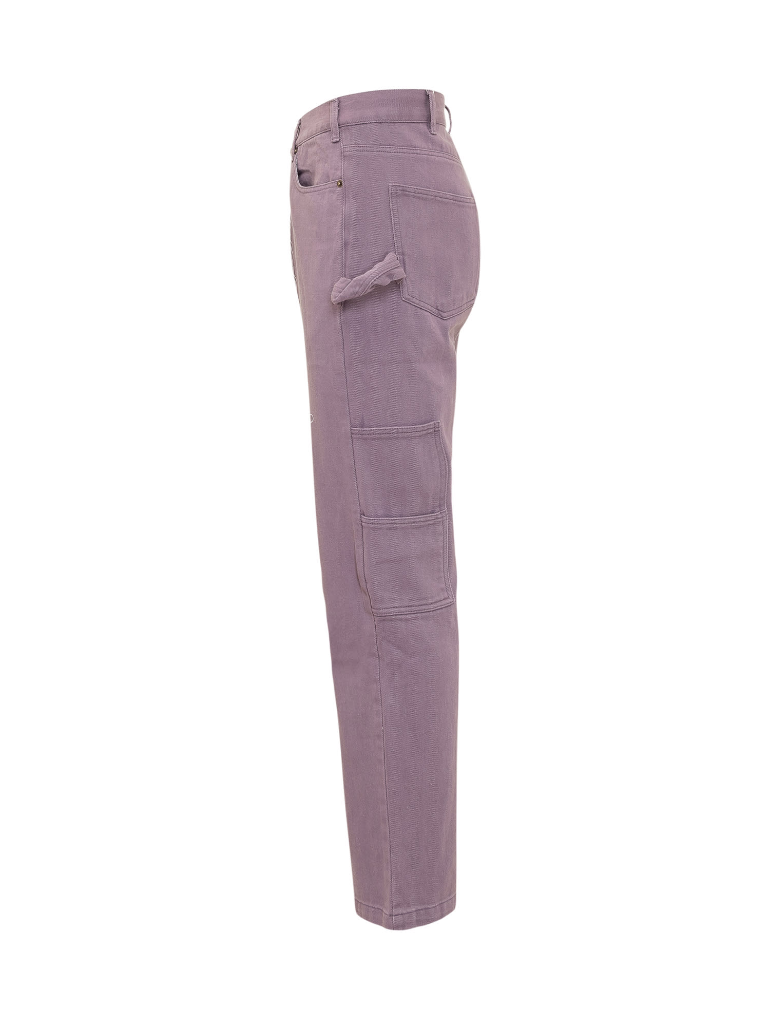 Shop Kidsuper Swingset Jeans In Purple