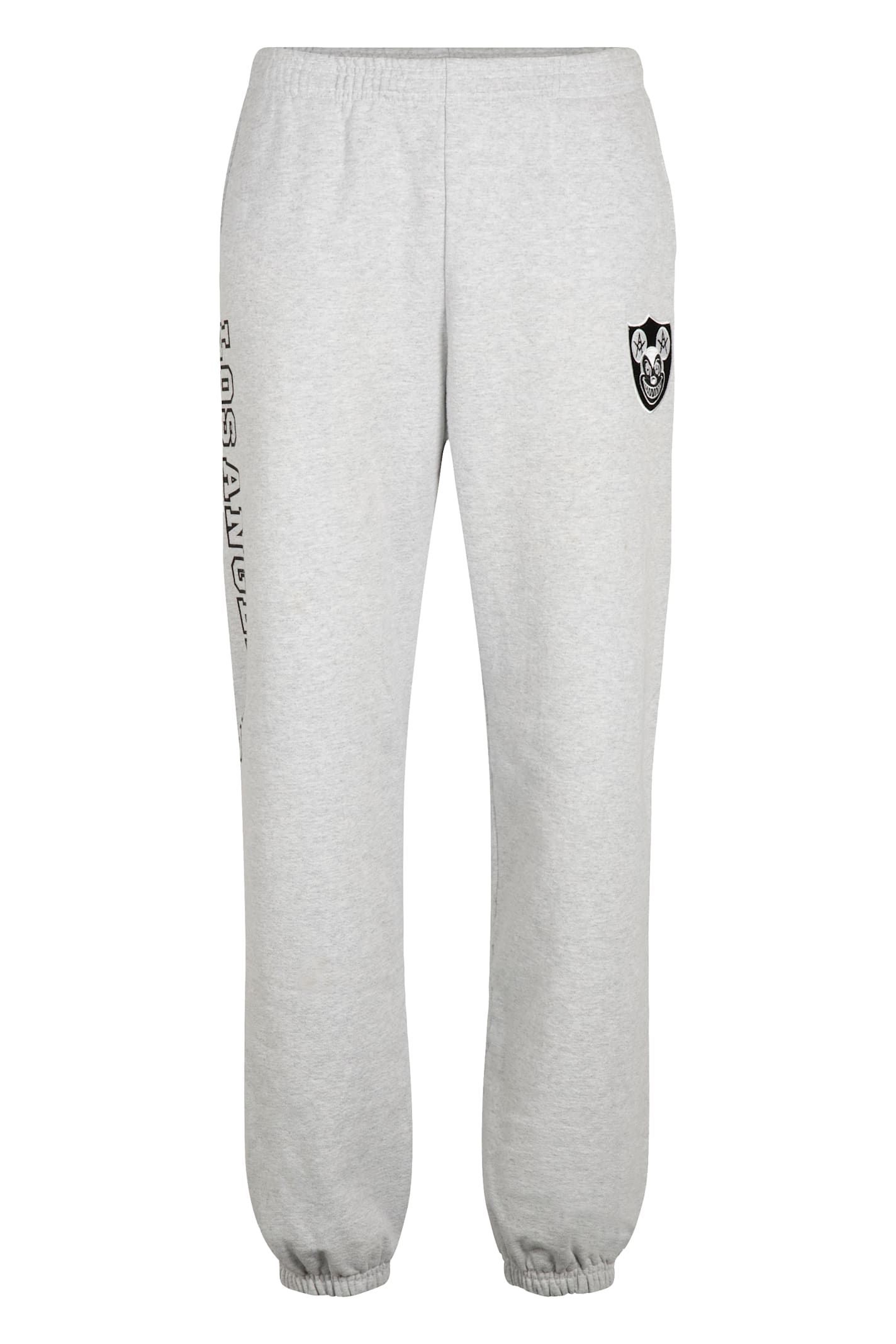 Local Authority Cotton Track-pants In Gray