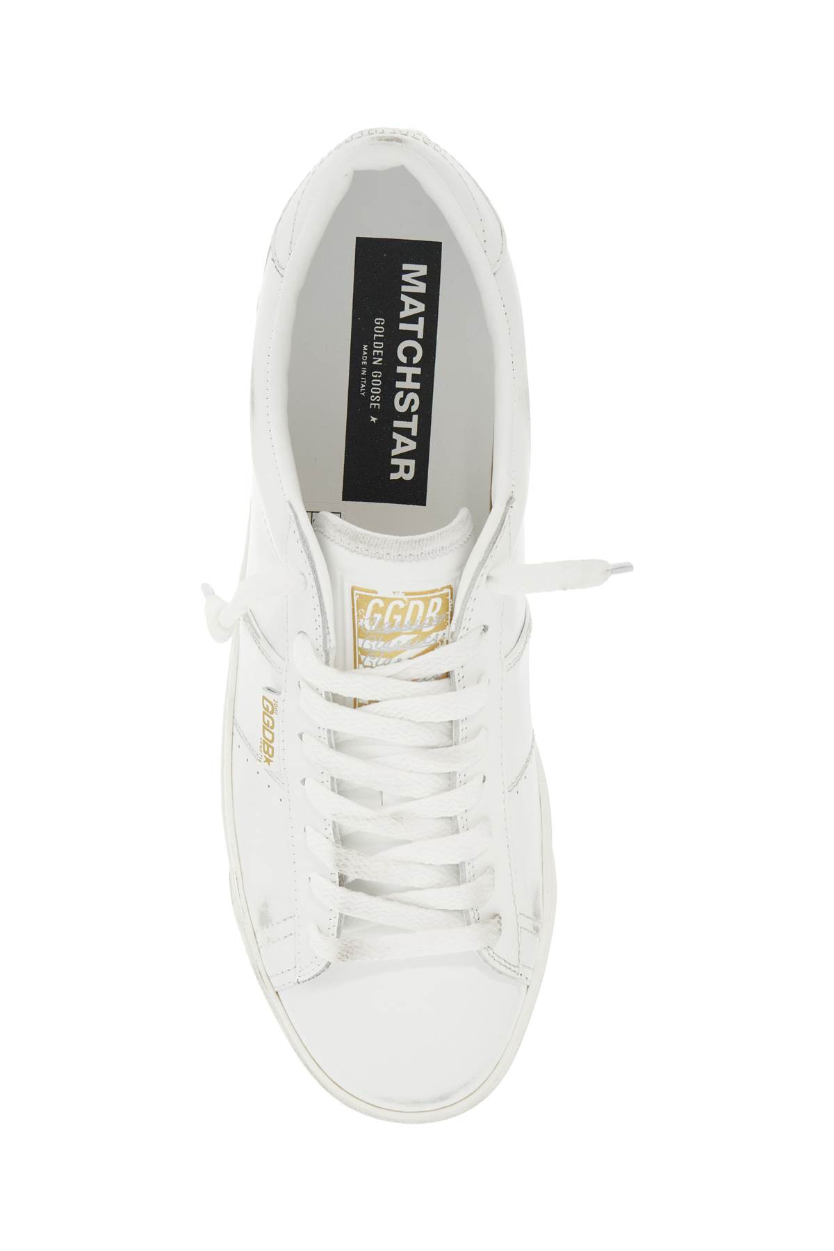 Shop Golden Goose Smooth Leather Matchstar Sneakers In