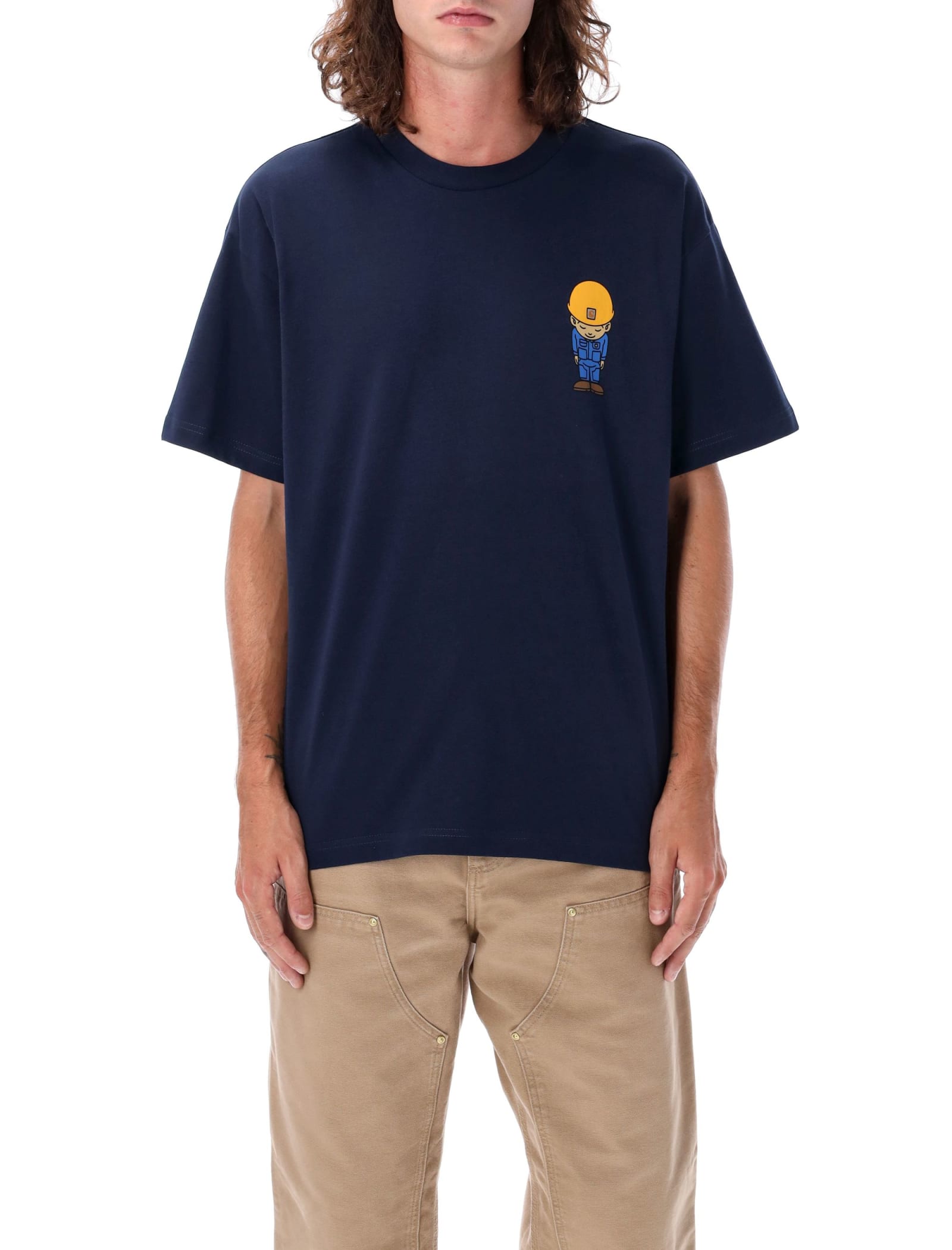 Shop Carhartt Sumimasen T-shirt In Air Force Blue