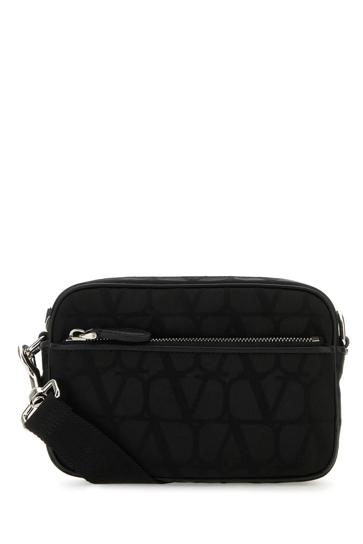 Shop Valentino Toile Iconographe Crossbody Bag In Black