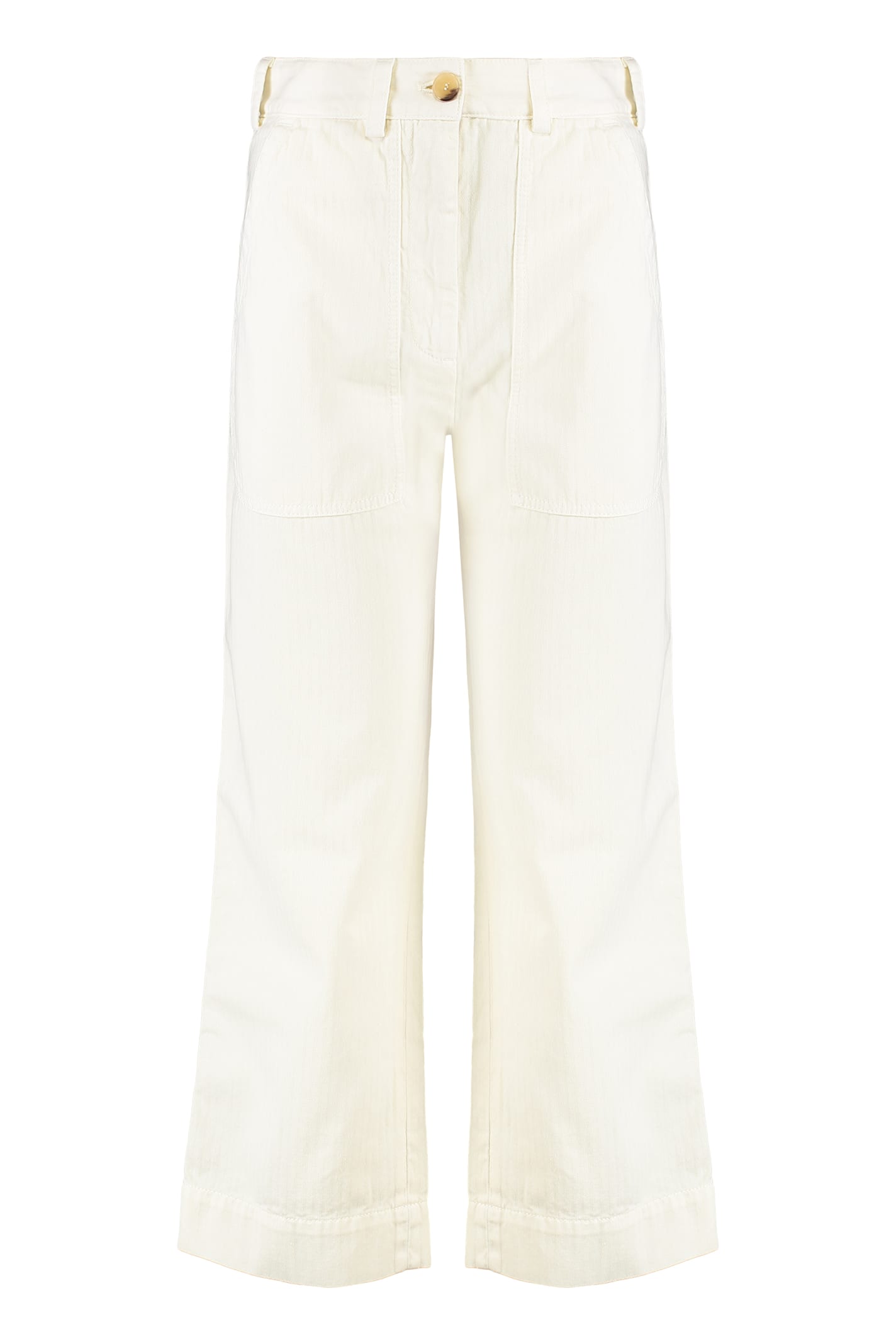 Shop Etro Cotton Trousers
