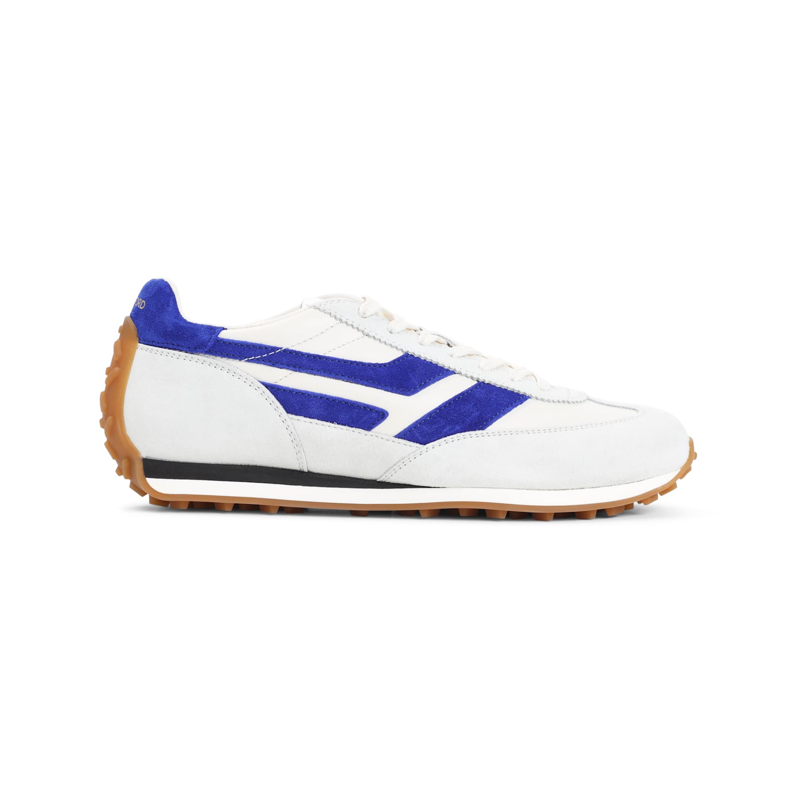 Tom Ford Mesh And Suede-trimmed Leather Sneakers In White