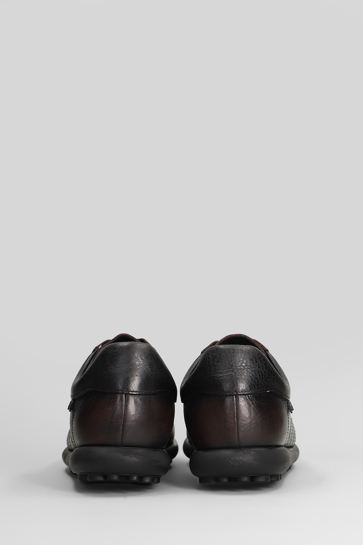 Camper Pelotas Ariel Sneakers In Black Leather In Black