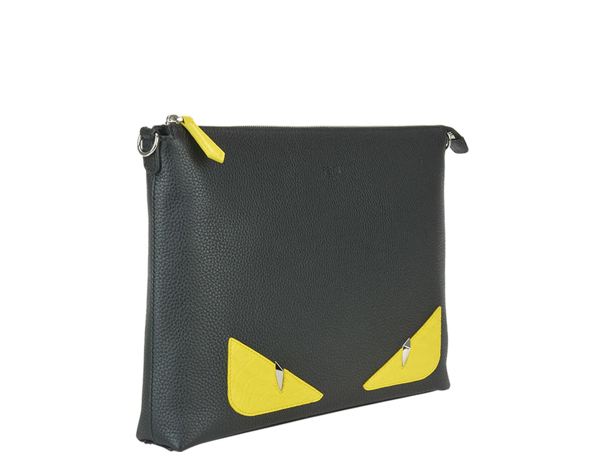 Fendi Fendi Bag Bugs Medium Messenger Pouch - Black ...