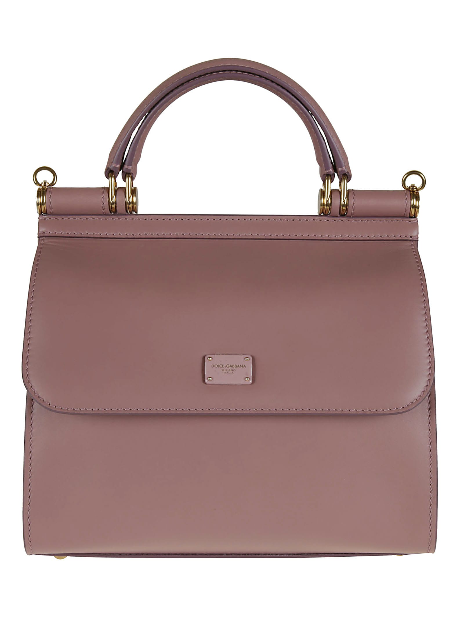Dolce & Gabbana Flap Tote In Pink
