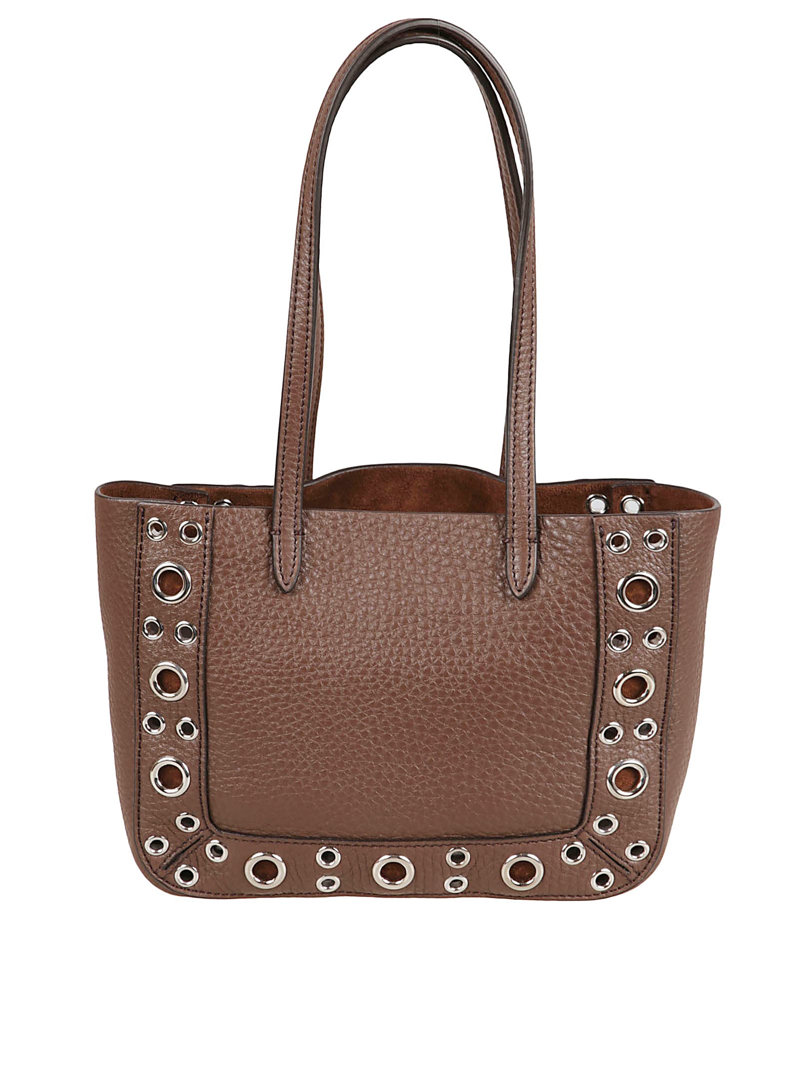 Valentino Leather Nellcôte Handbag In Brown