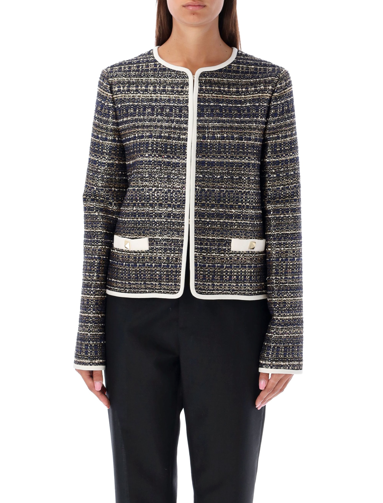 VALENTINO TWEED LUREX JACKET