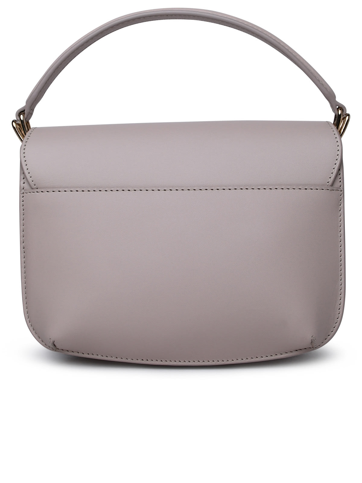 Shop Apc Dove Grey Leather Bag