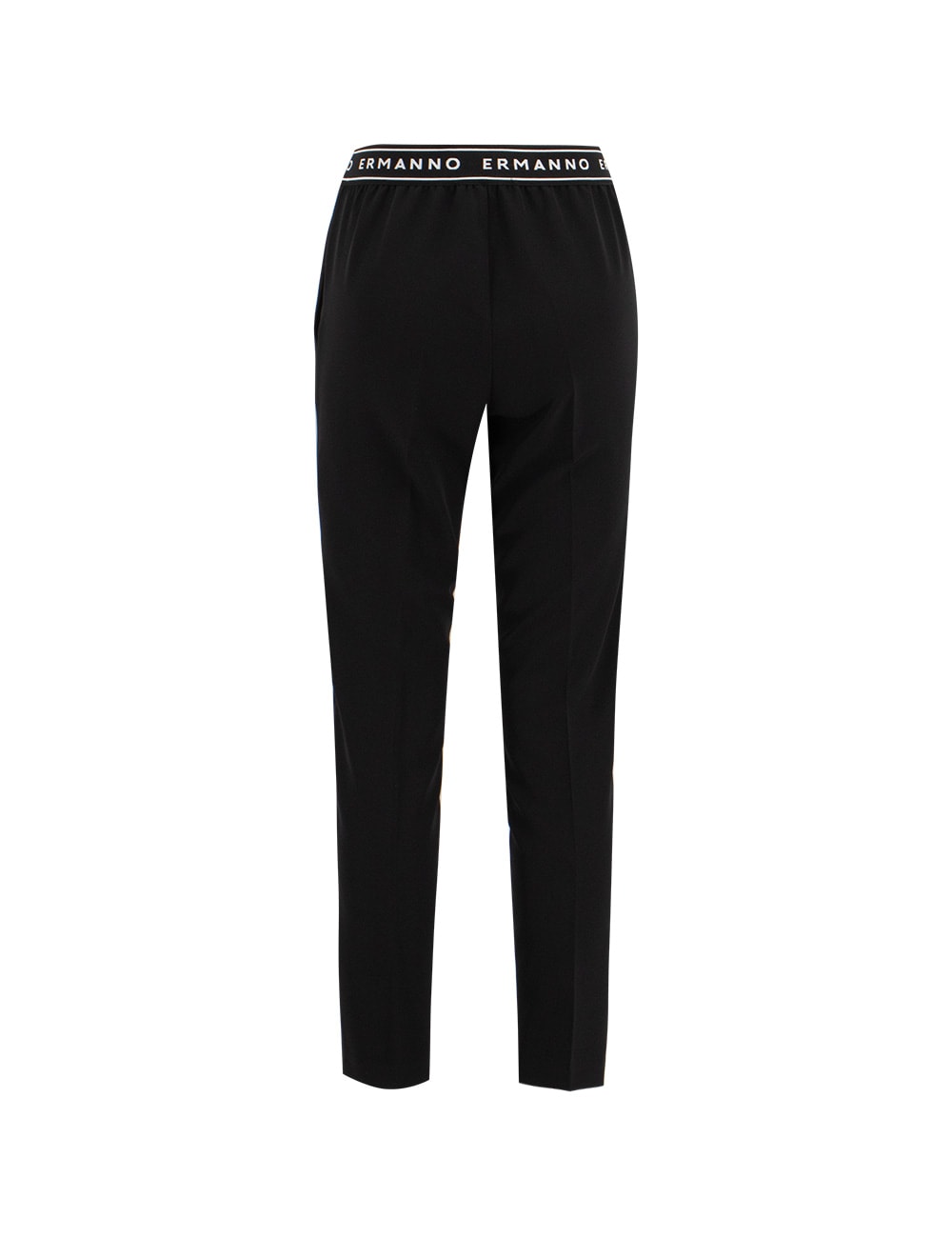 Shop Ermanno Firenze Trousers In Black