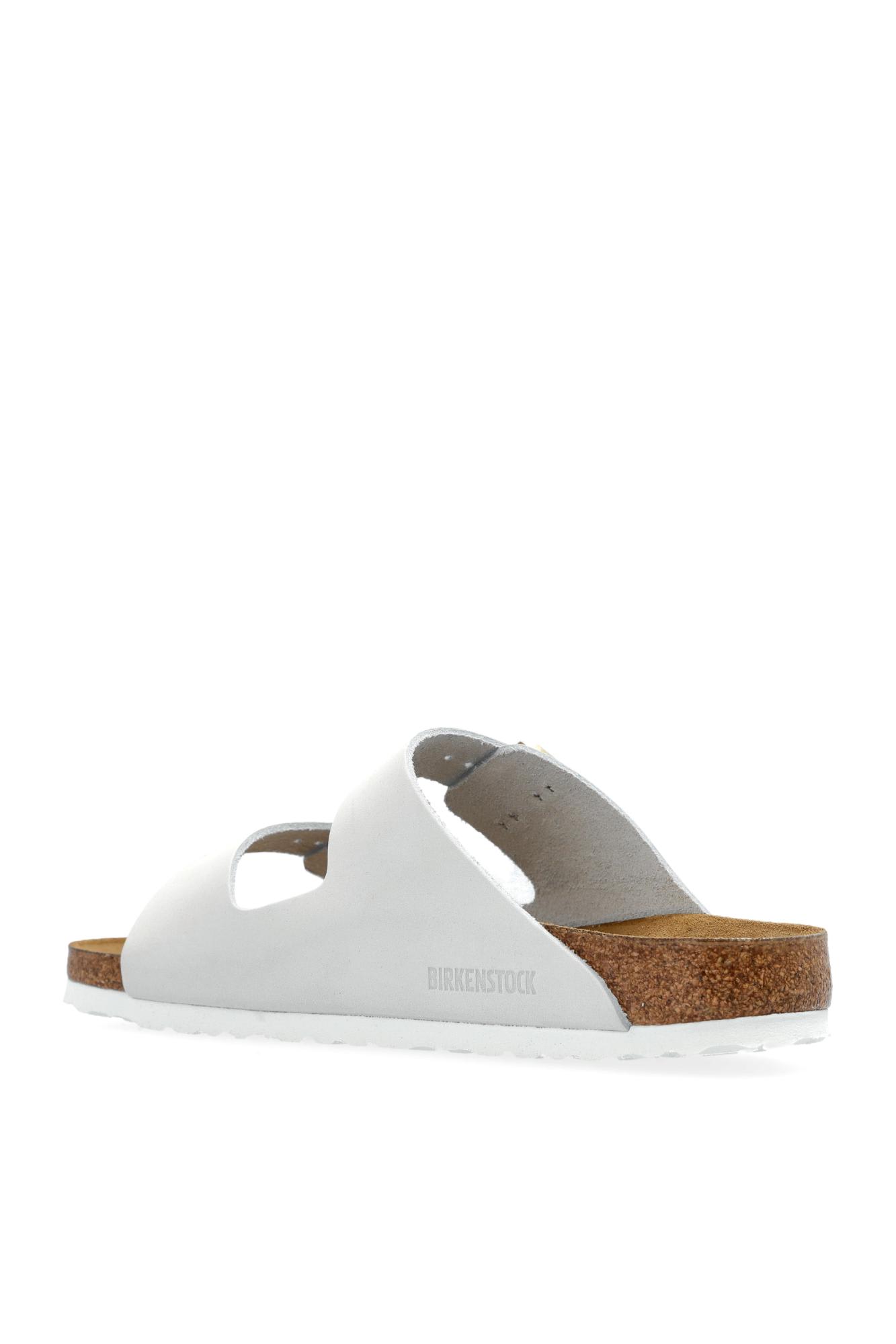 Shop Birkenstock Slides Arizona Bs In Bianco