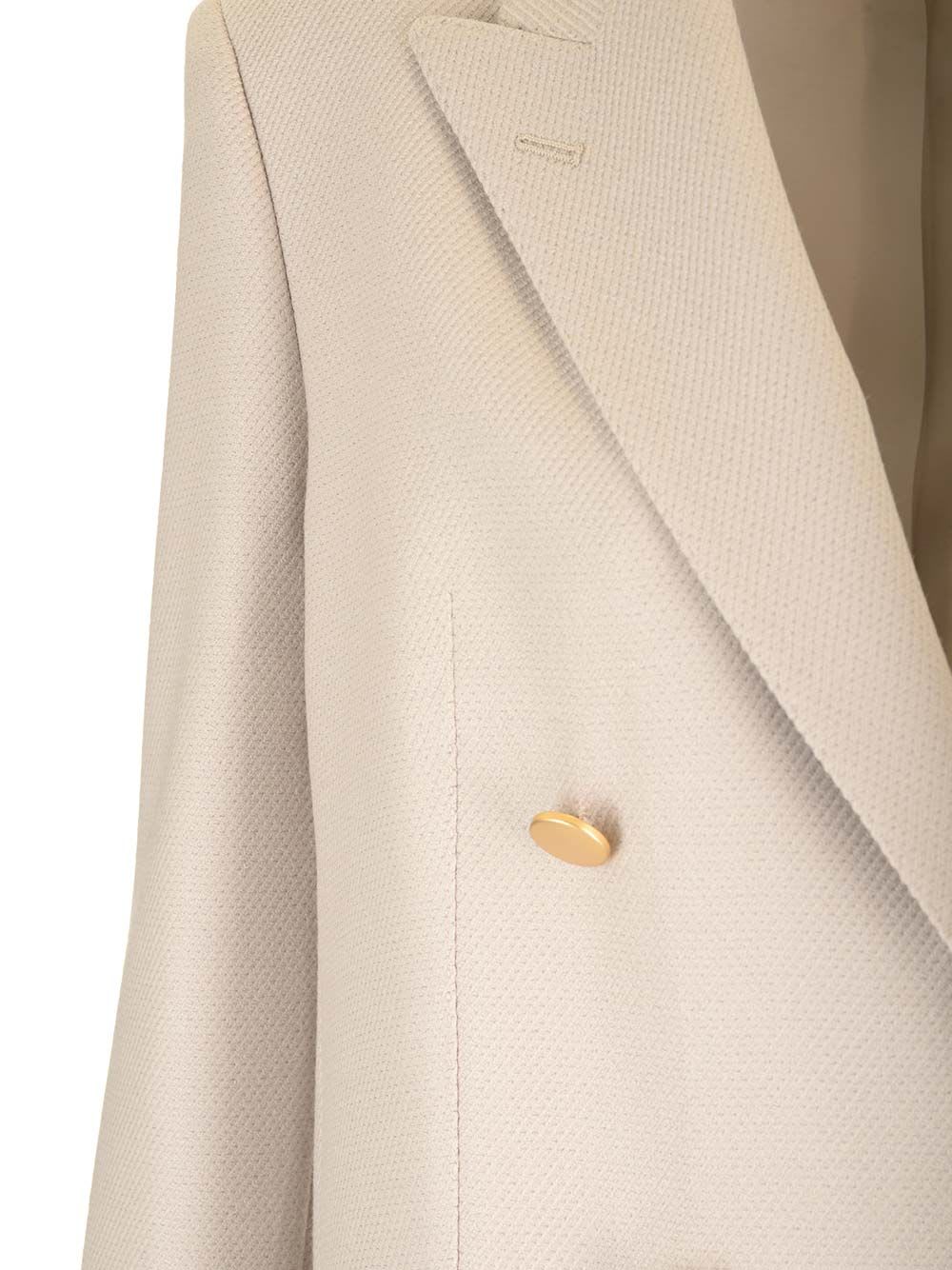 Shop Tagliatore Jasmine Double-breasted Blazer In Grey