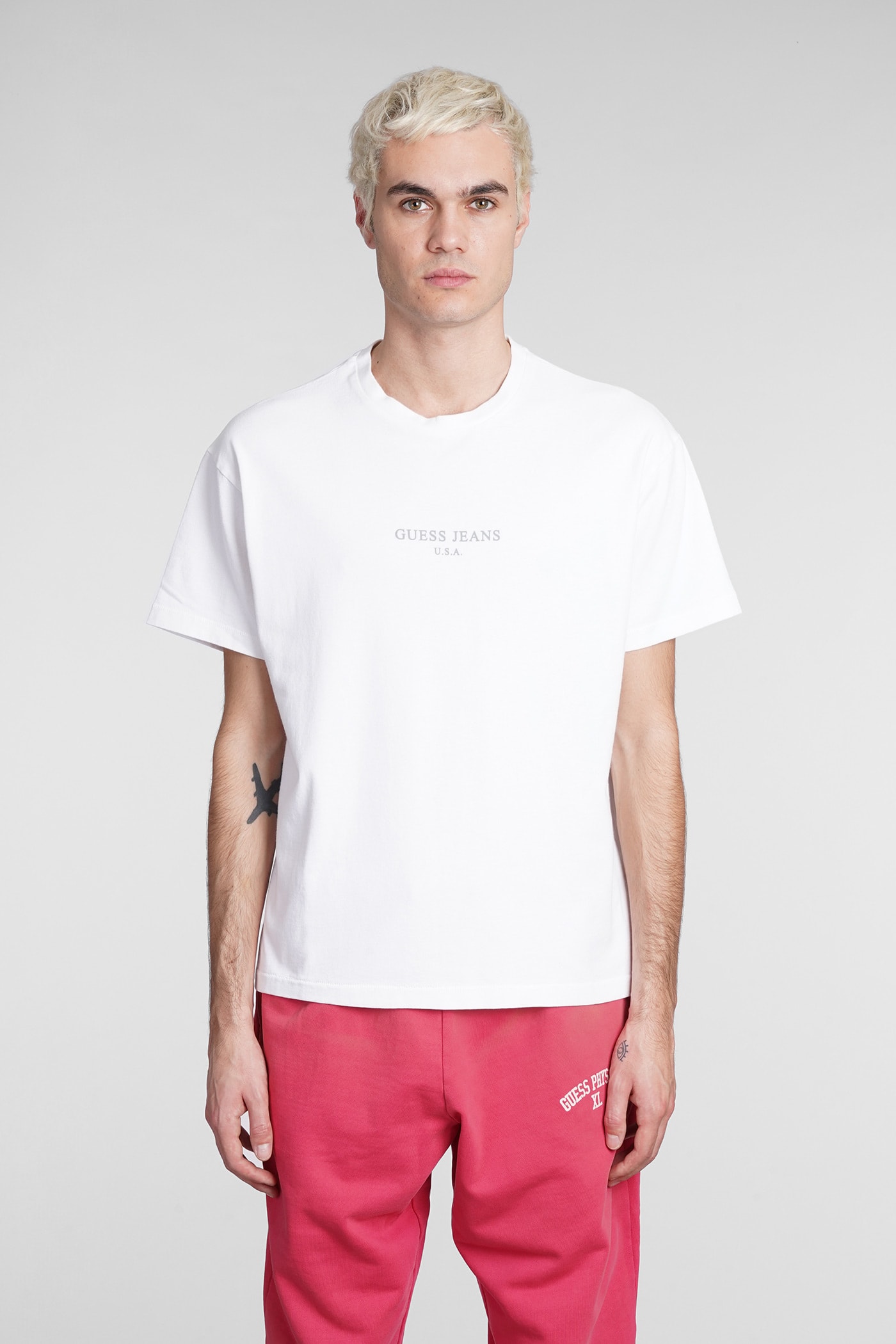 Guess T-shirt In White Cotton