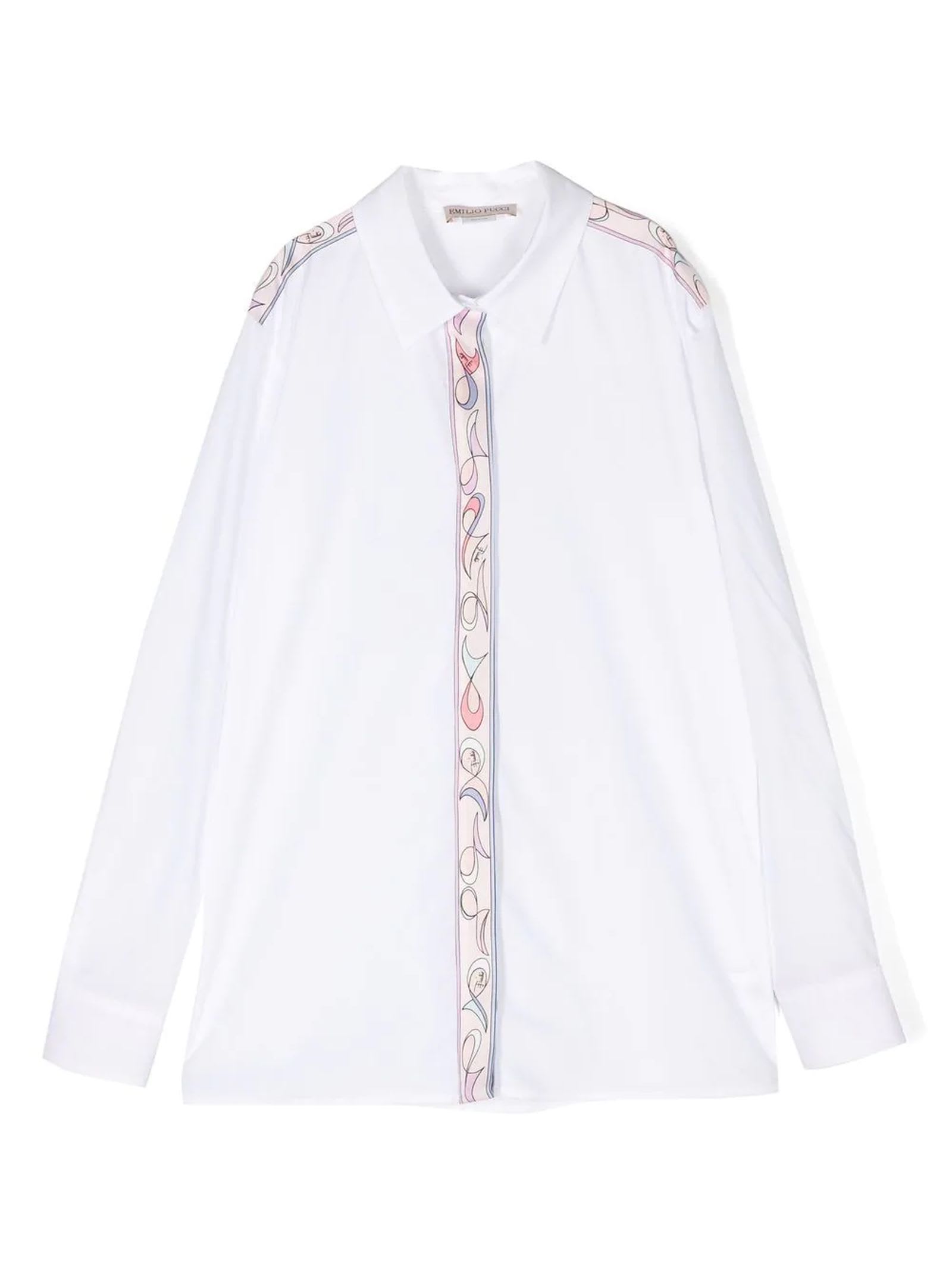 Emilio Pucci White Cotton Shirt