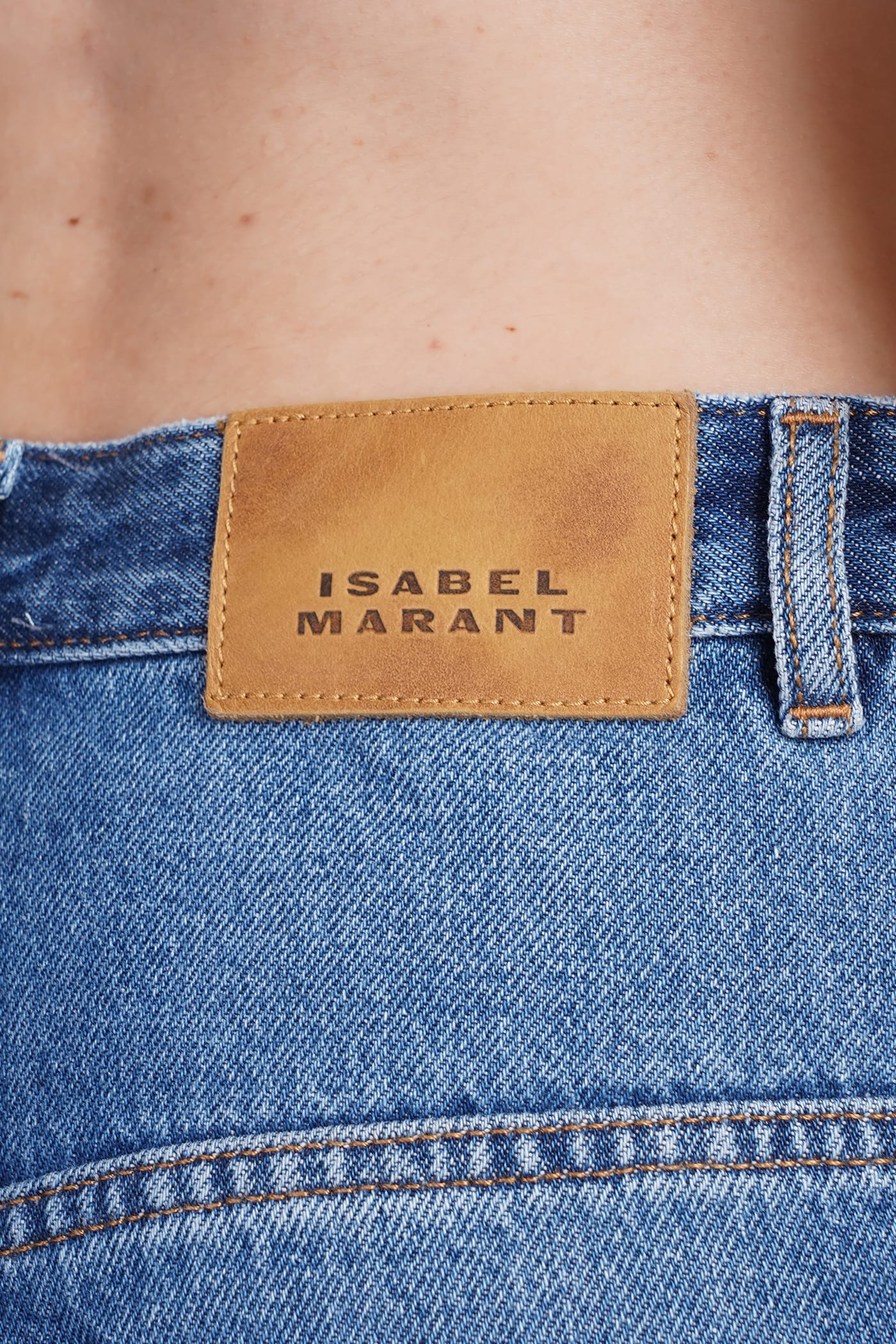 Shop Isabel Marant Lemony Jeans In Blue Cotton